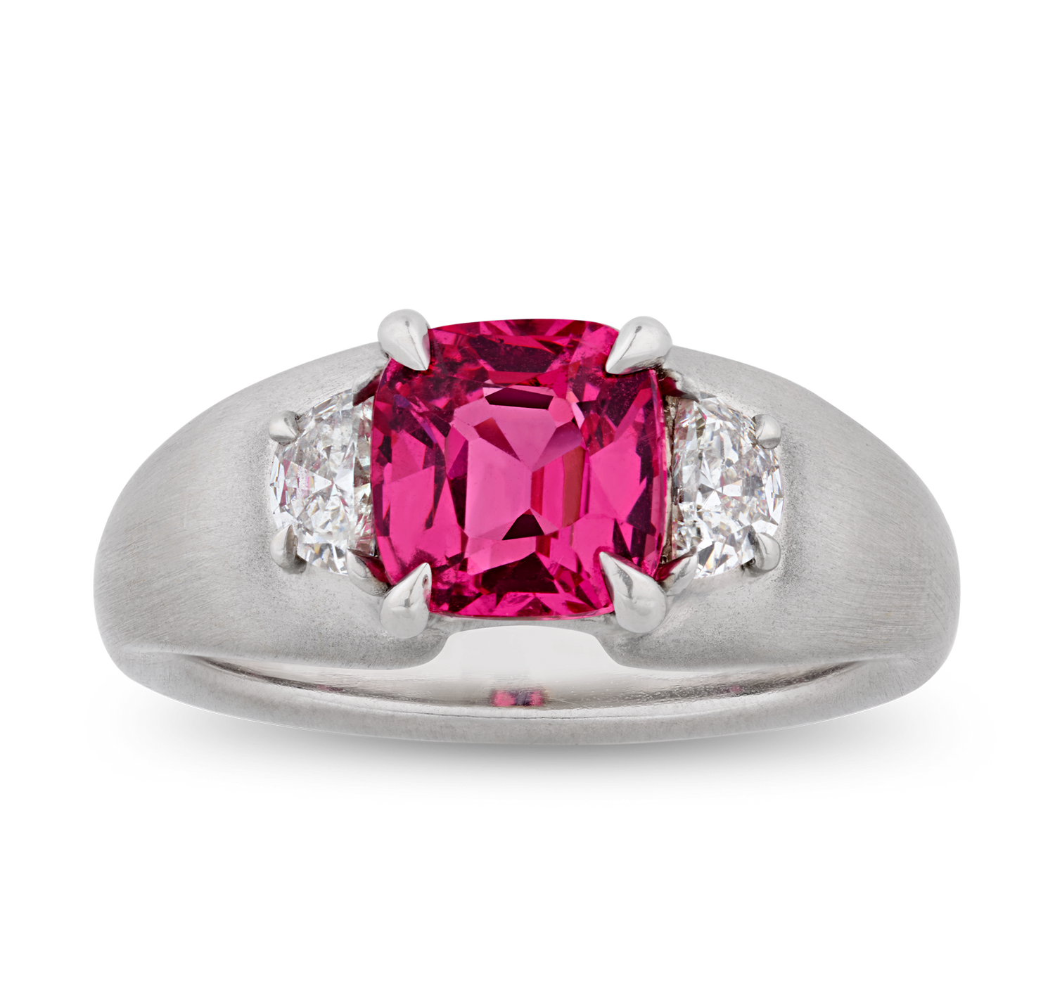 Rebecca Rau Untreated Pink Spinel Ring, 2.03 Carats