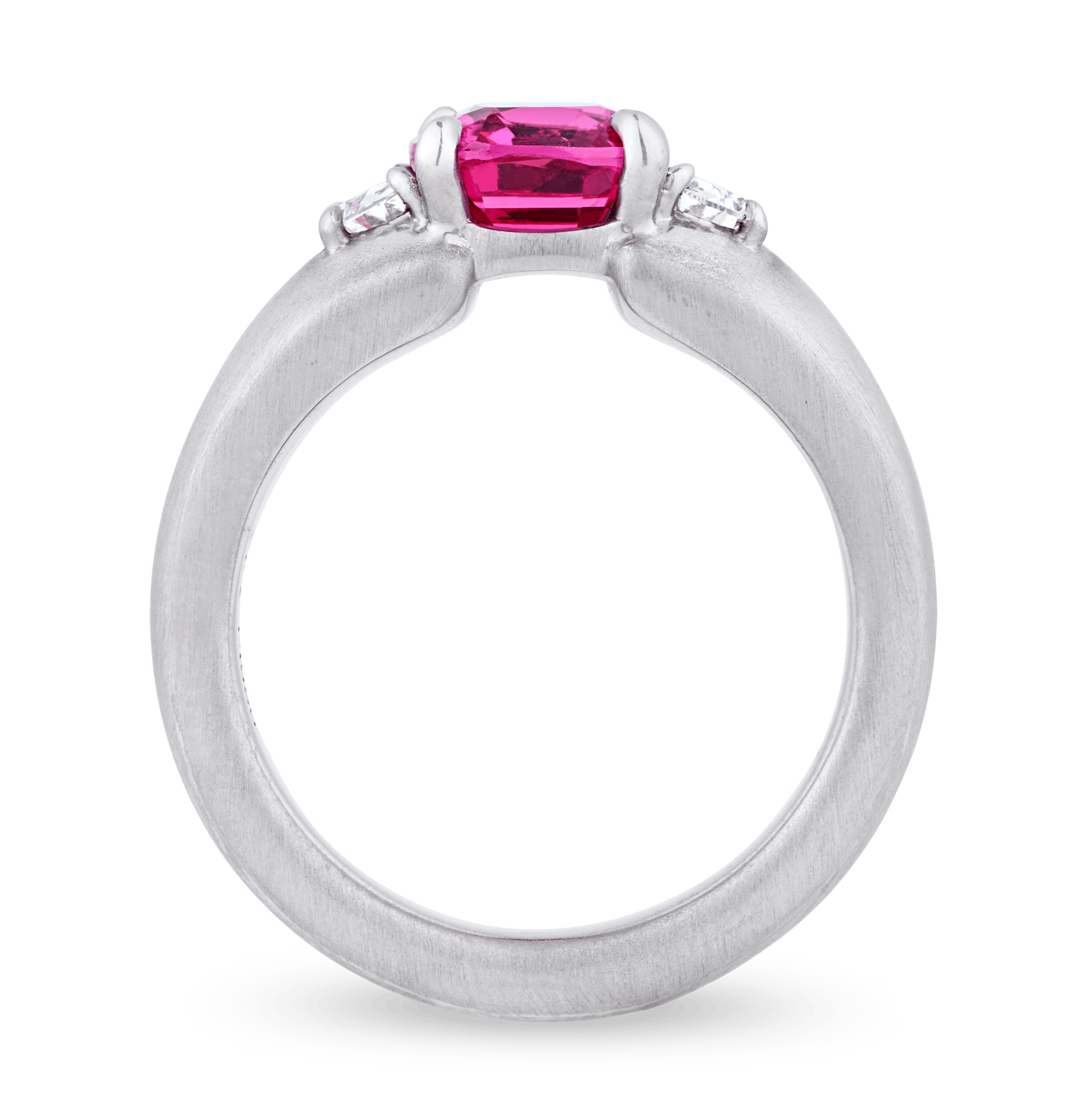 Rebecca Rau Untreated Pink Spinel Ring, 2.03 Carats