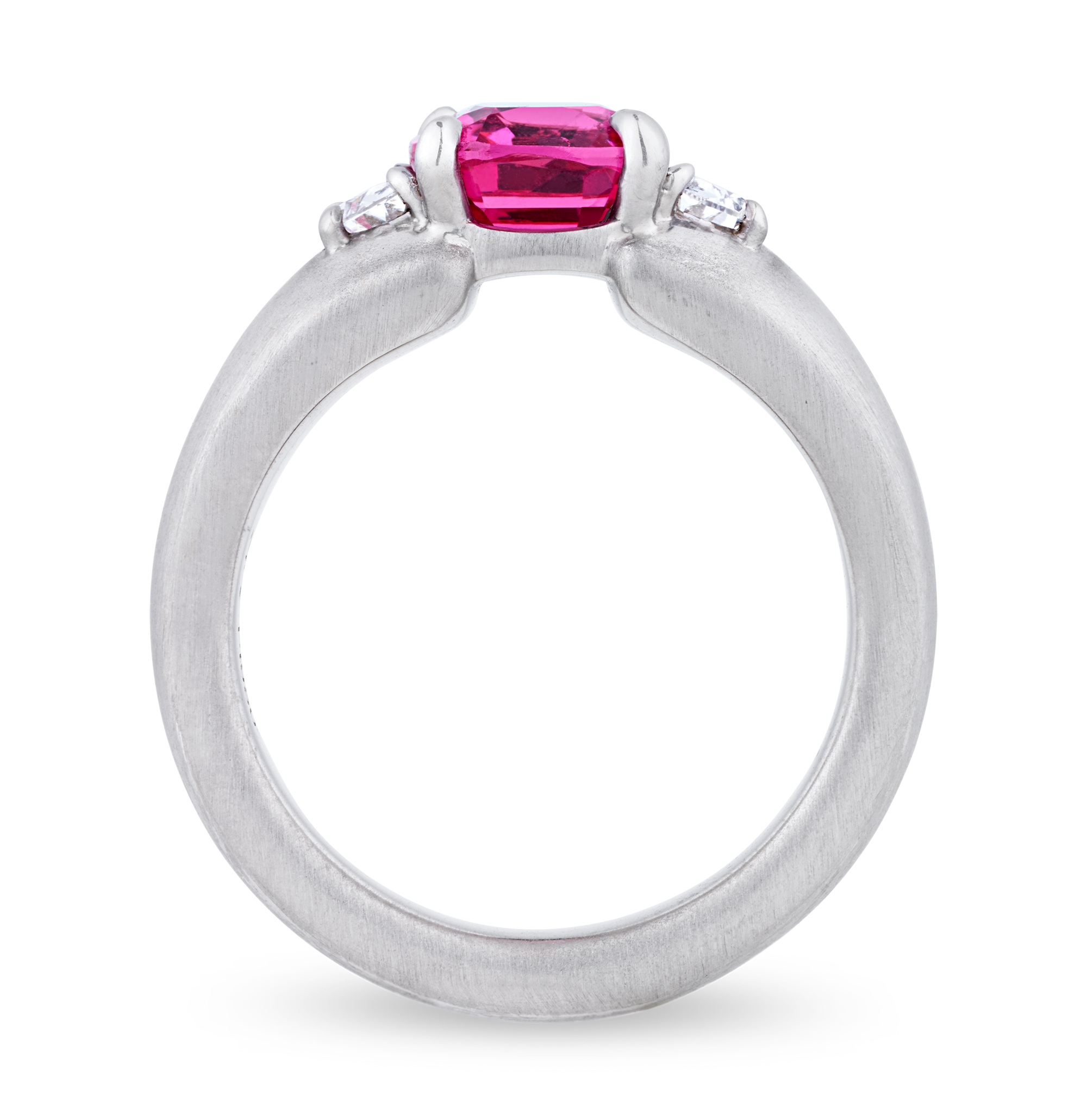 Rebecca Rau Untreated Pink Spinel Ring, 2.03 Carats