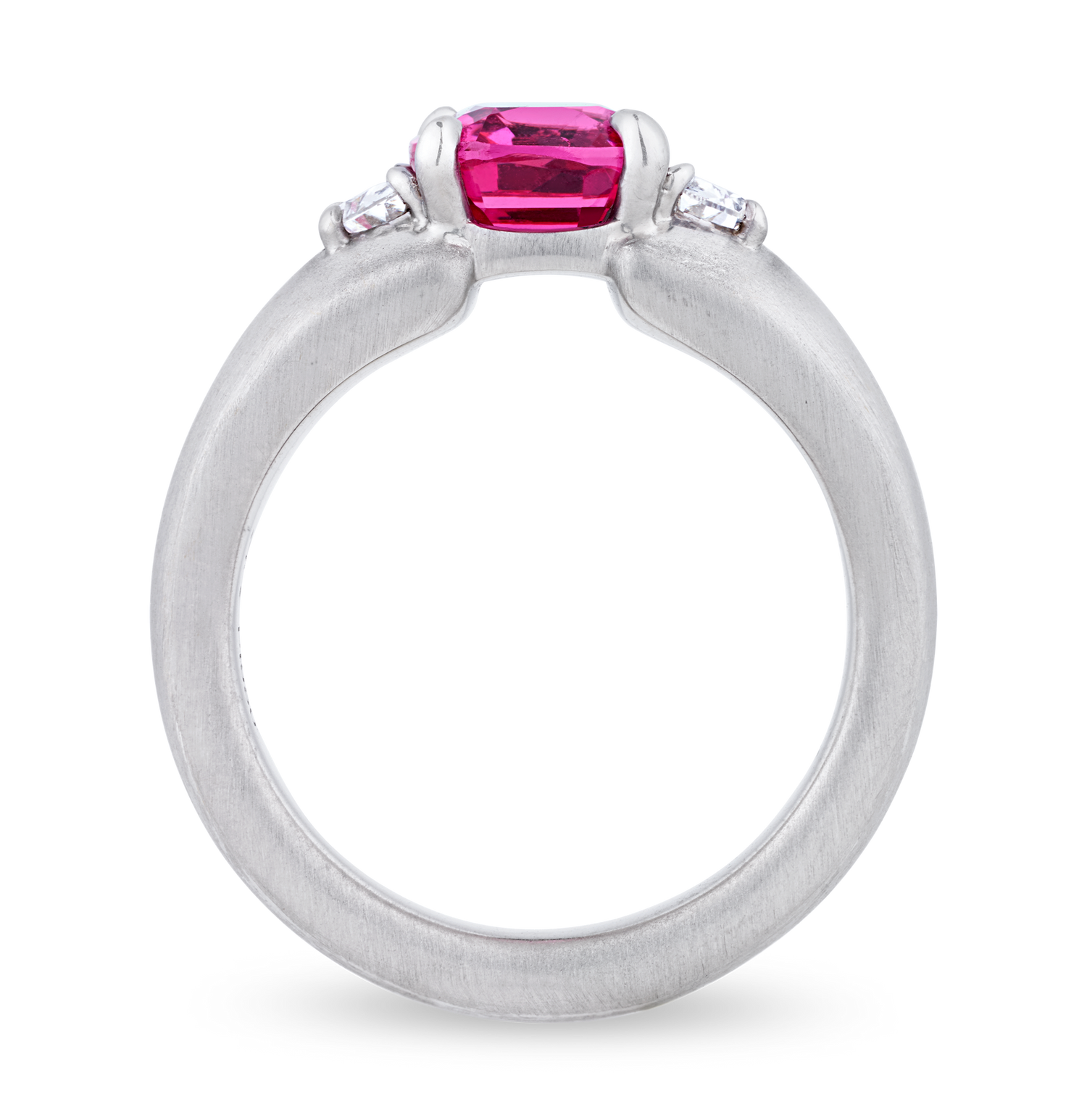 Rebecca Rau Untreated Pink Spinel Ring, 2.03 Carats