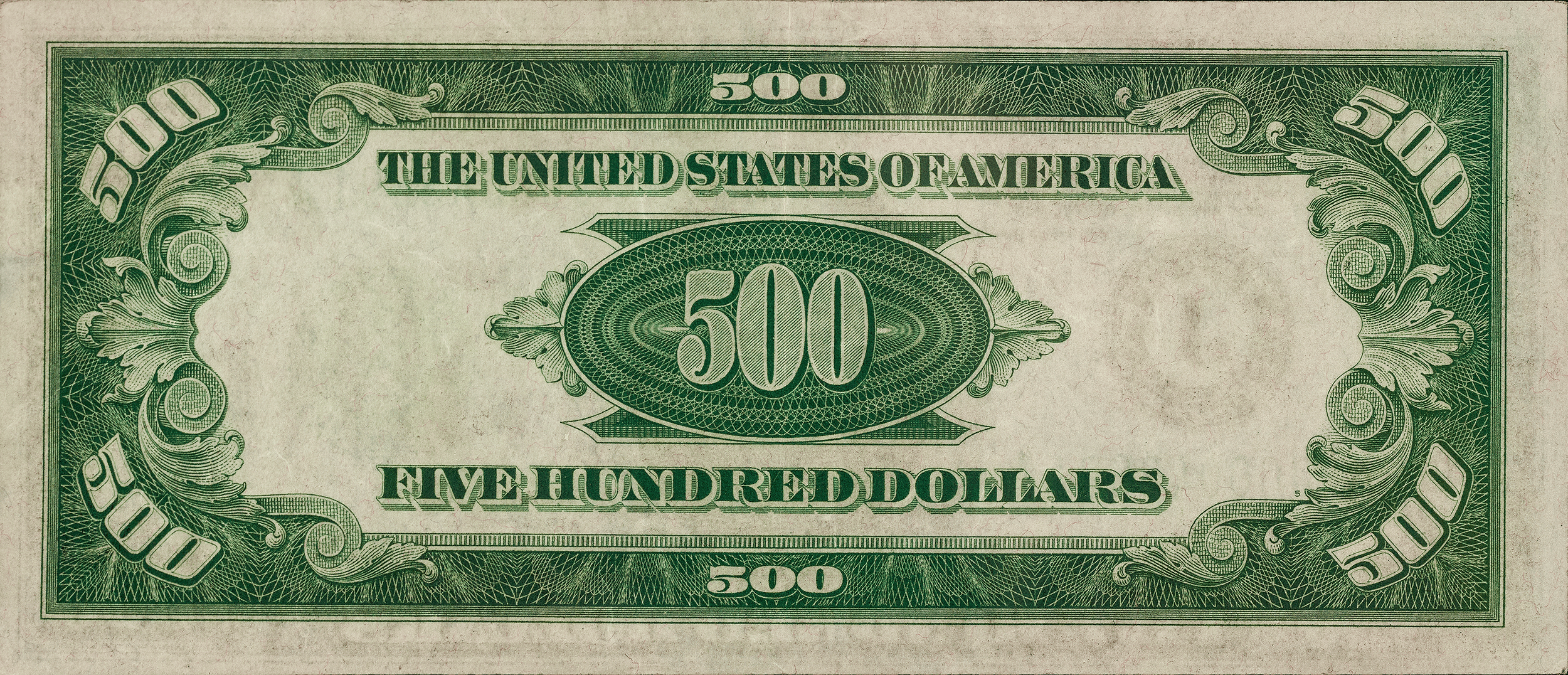 1934A $500 Federal Reserve Note, Kansas City PMG 35