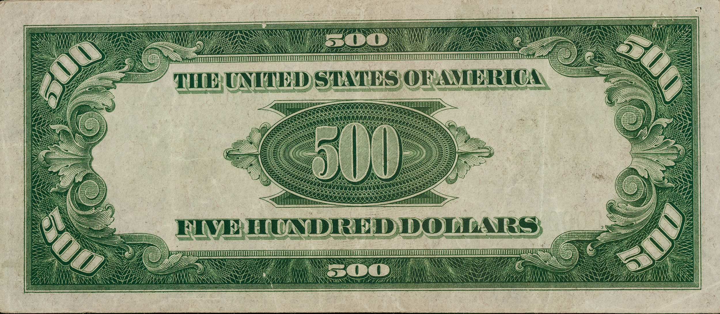 $500 Federal Reserve Note, PMG 30