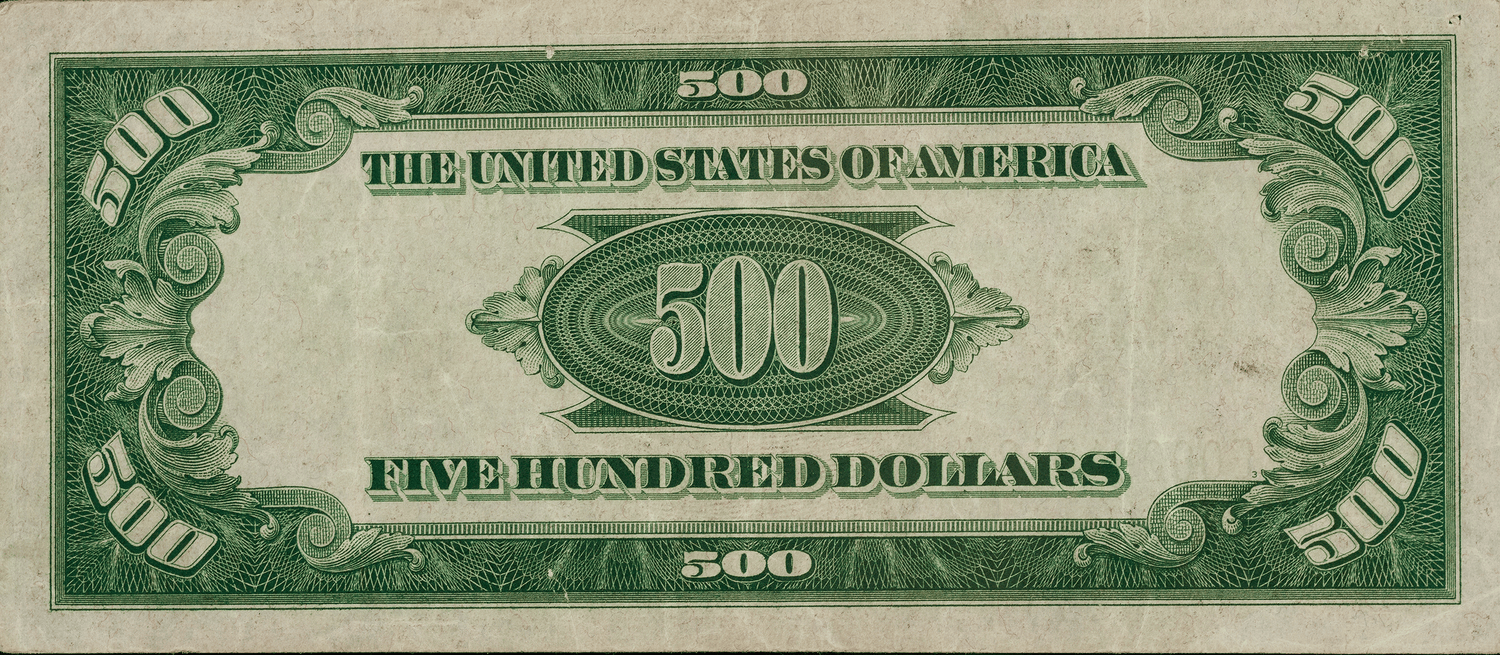 $500 Federal Reserve Note, PMG 30