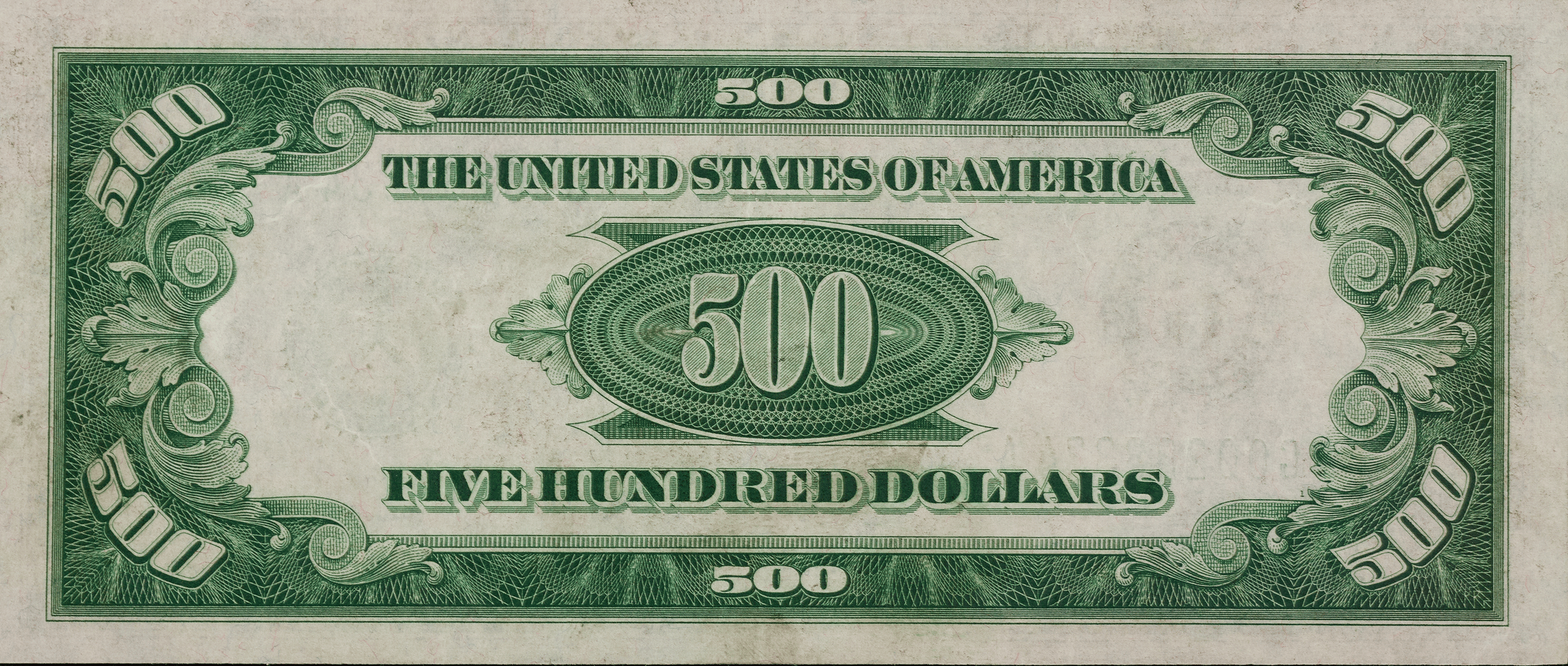 U.S. Federal Reserve $500 Bill, PMG 35EPQ