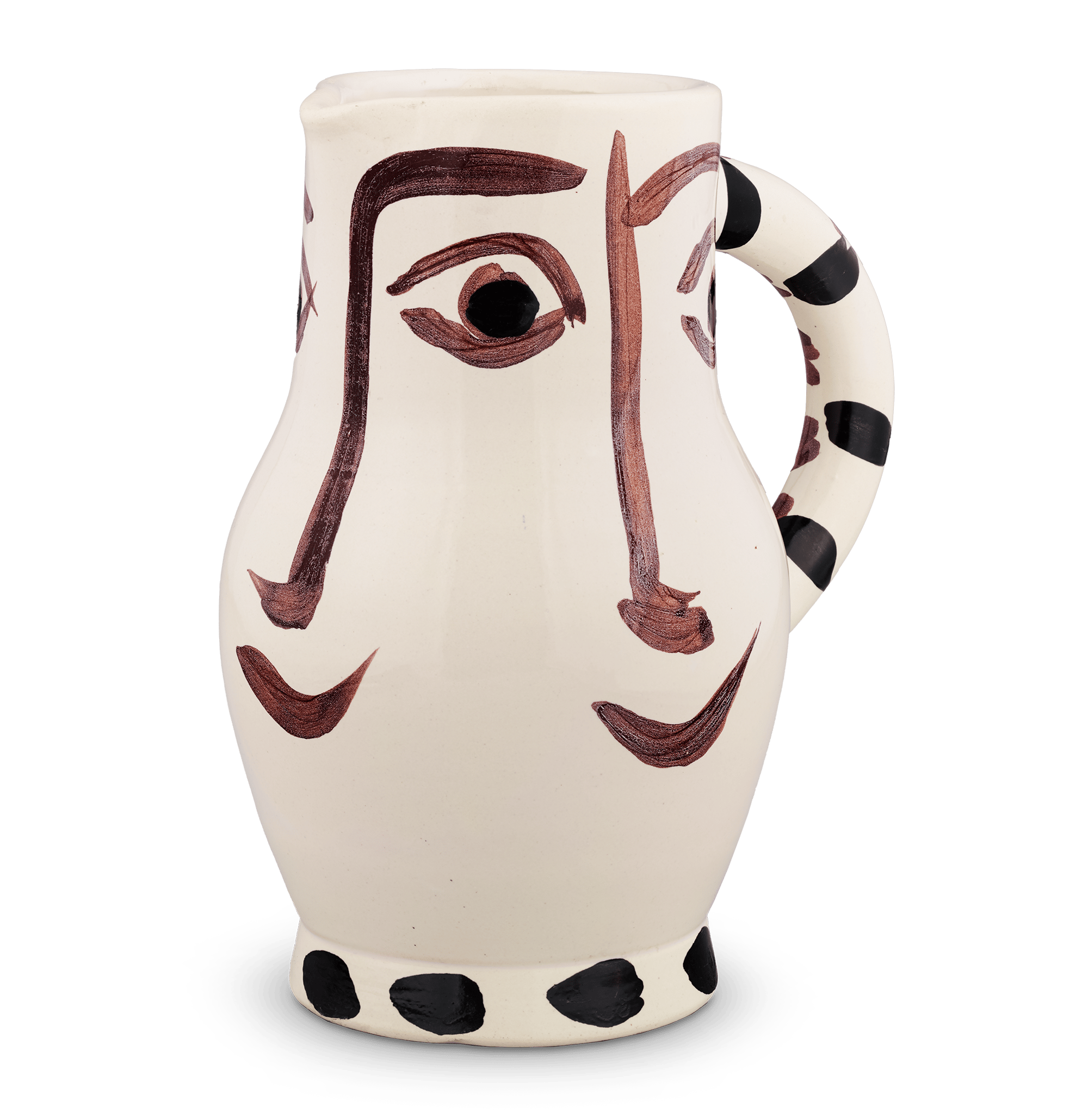 Quartre Visages Ceramic Pitcher by Pablo Picasso