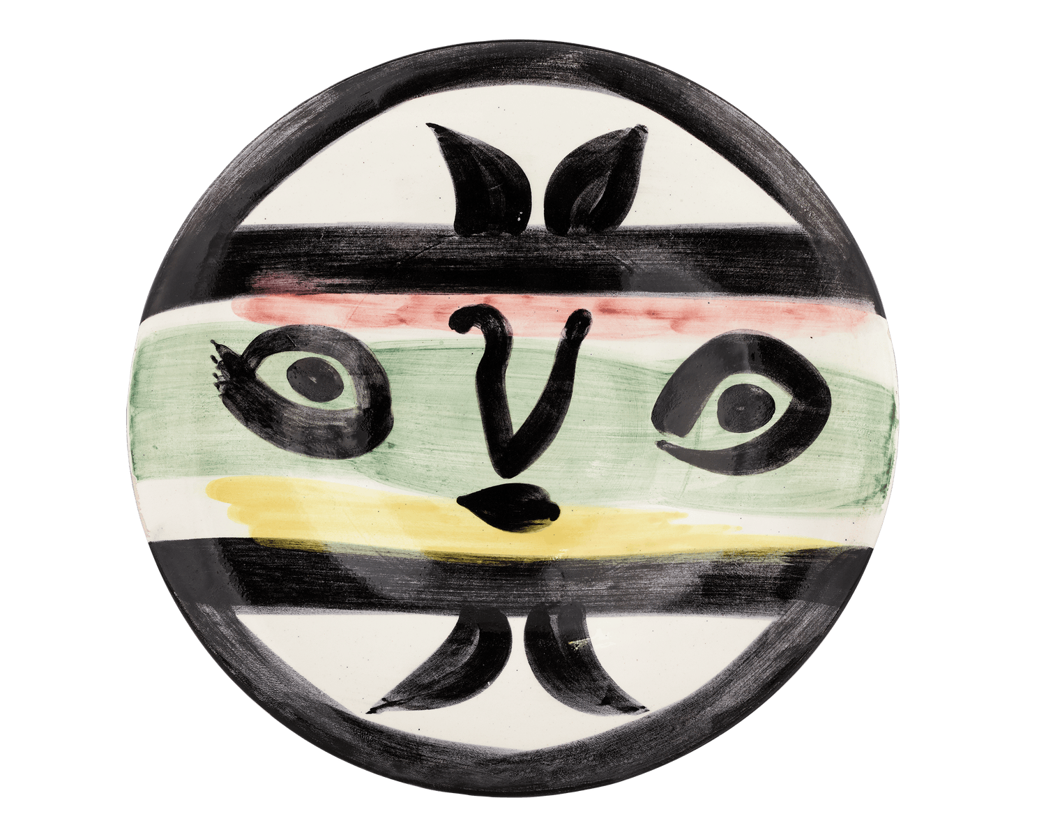 Visage No. 101 Ceramic Plate by Pablo Picasso