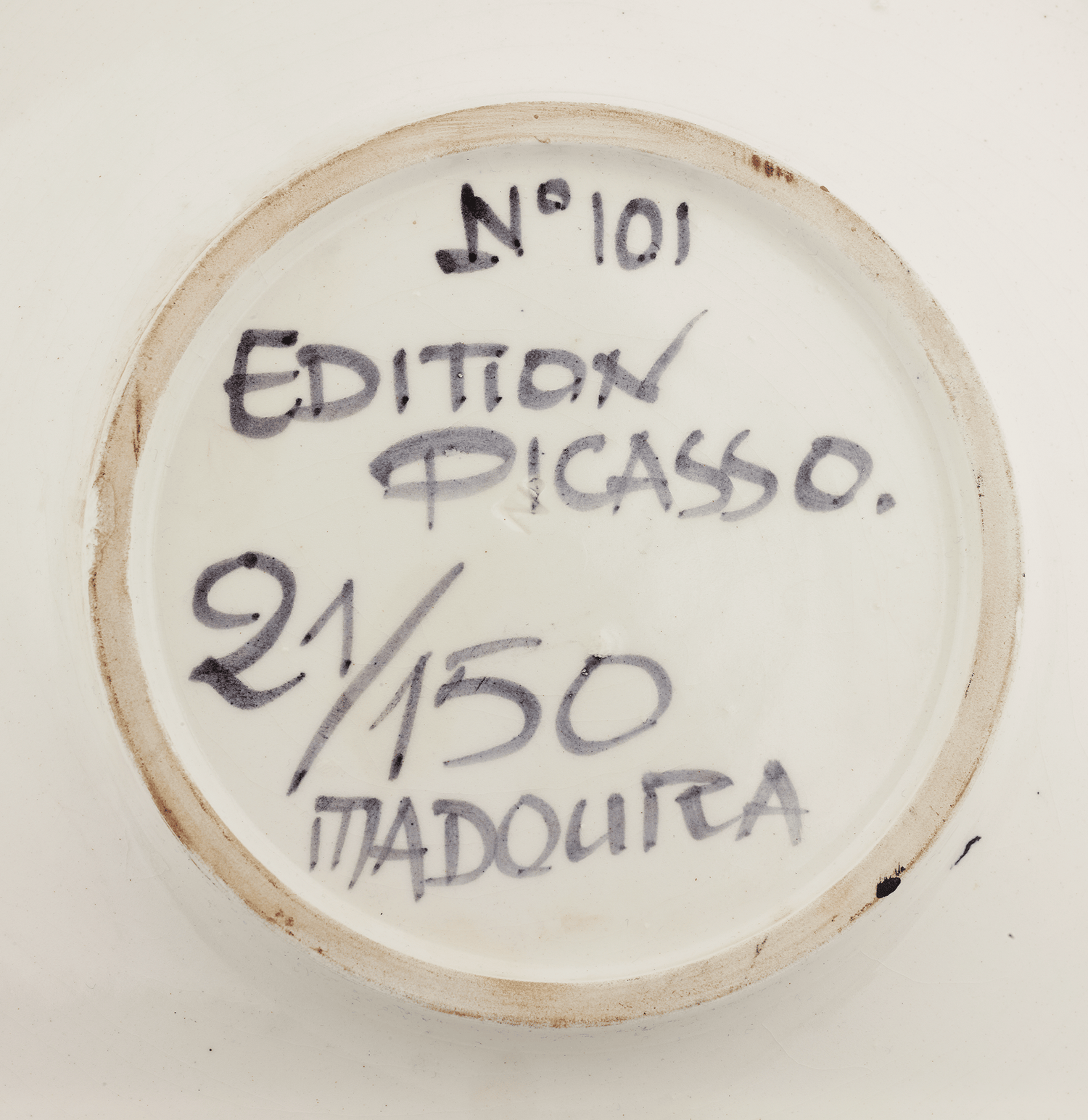 Visage No. 101 Ceramic Plate by Pablo Picasso