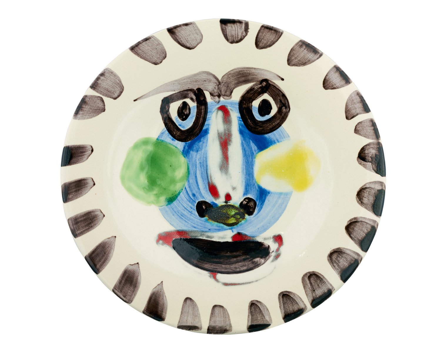 Visage No. 202 Ceramic Plate by Pablo Picasso