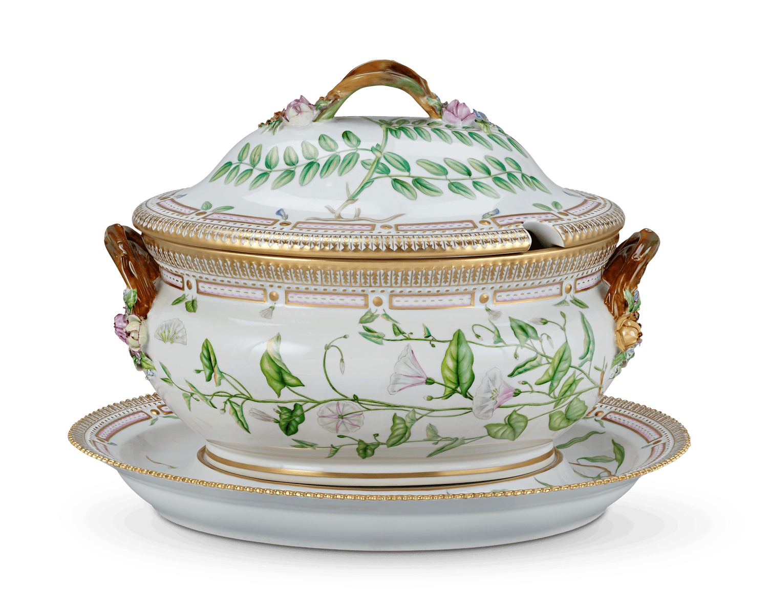 Flora Danica Porcelain Dinner Service by Royal Copenhagen, 119 Pieces