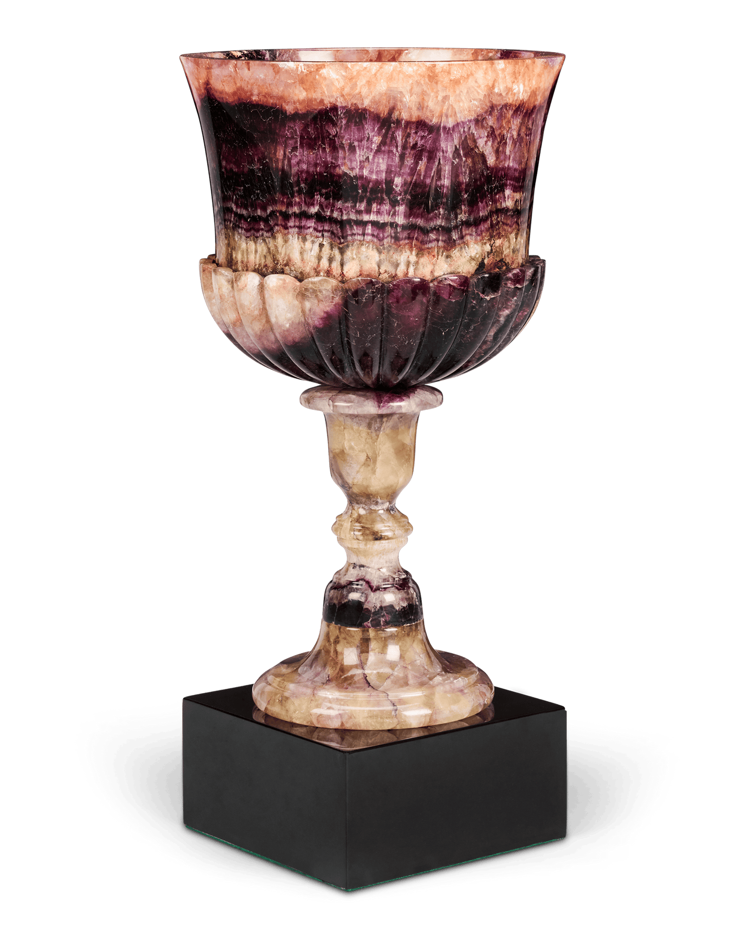 Regency Blue John Goblet
