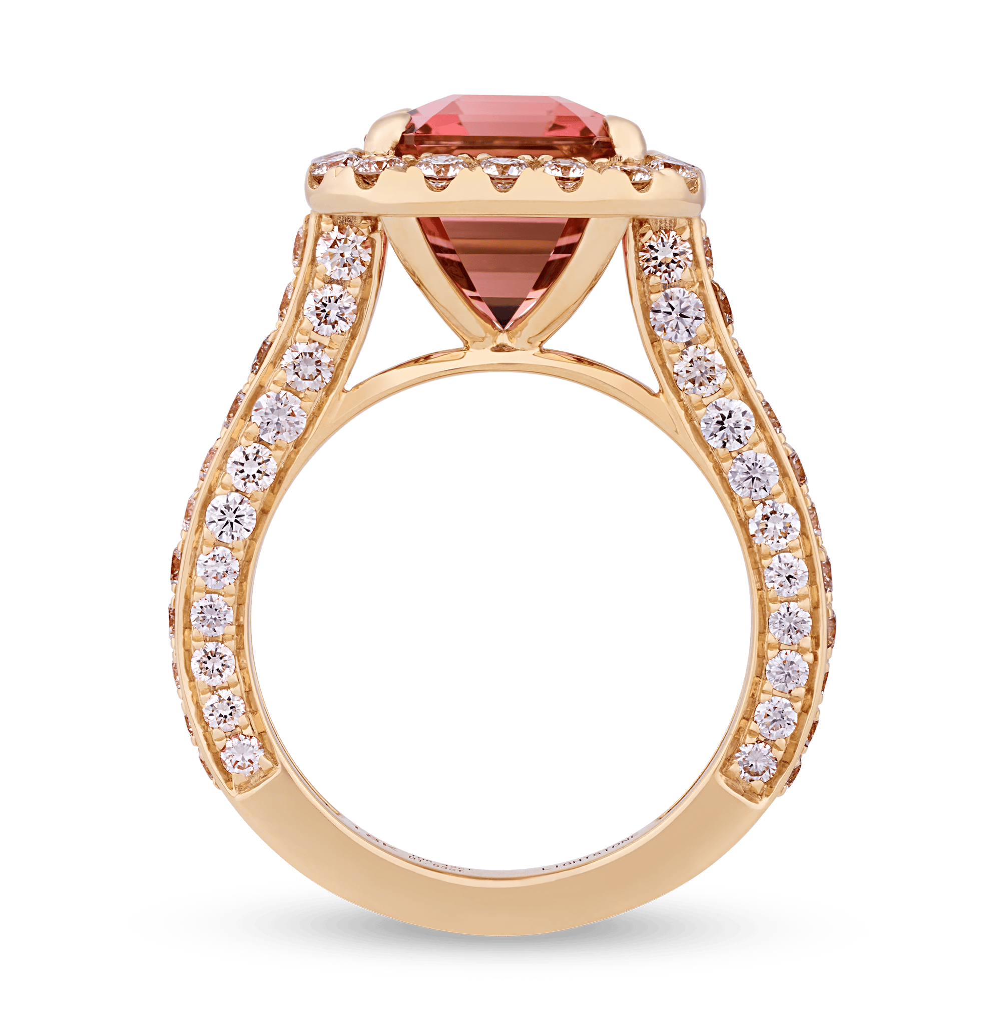 Pink Tourmaline Ring, 6.42 Carats