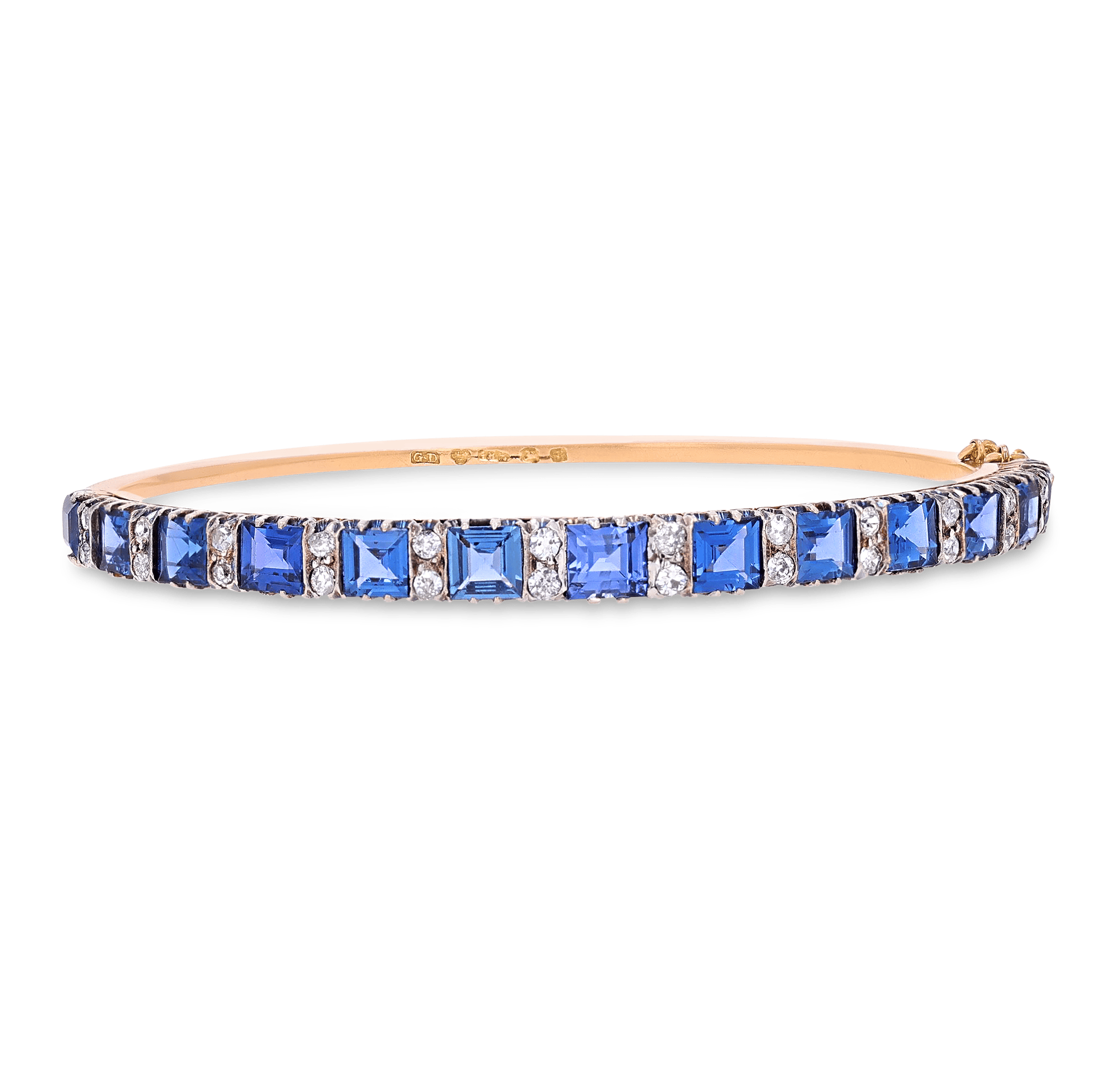 Yogo Sapphire Bangle, 9.00 Carats