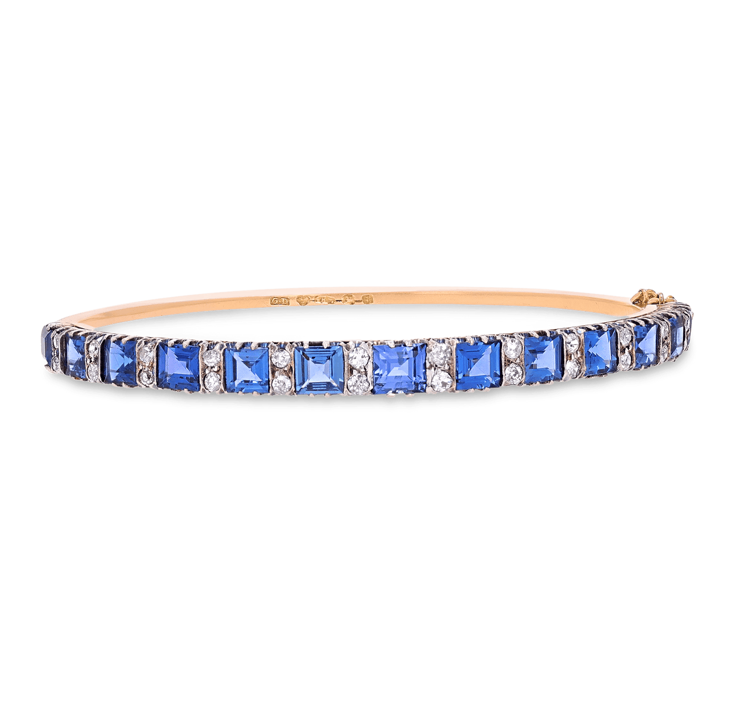 Yogo Sapphire Bangle, 9.00 Carats