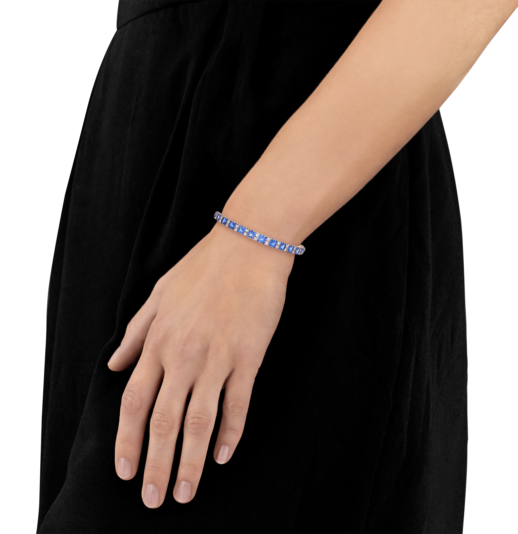 Yogo Sapphire Bangle, 9.00 Carats