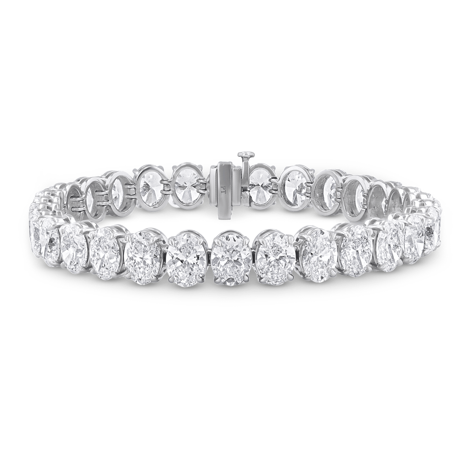Diamond Line Bracelet, 30.01 Carats