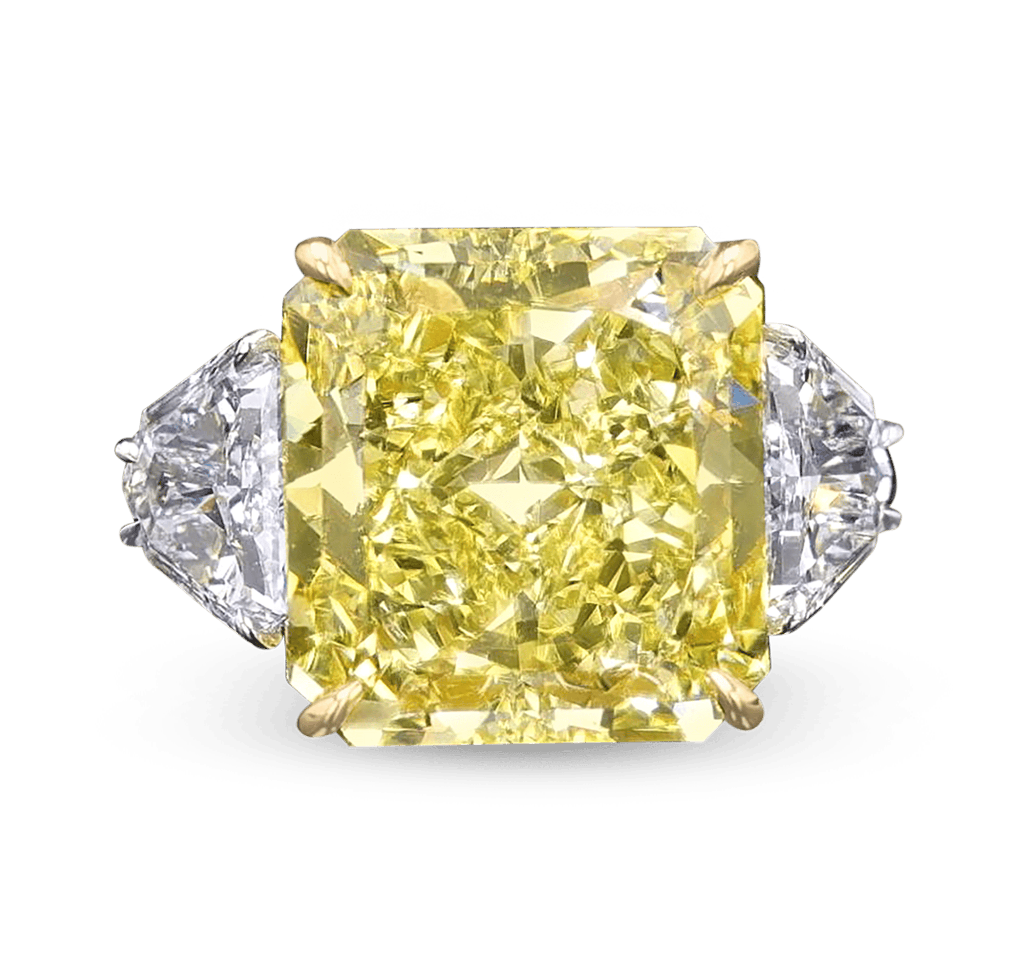 Fancy Intense Yellow Diamond Ring, 14.02 Carats
