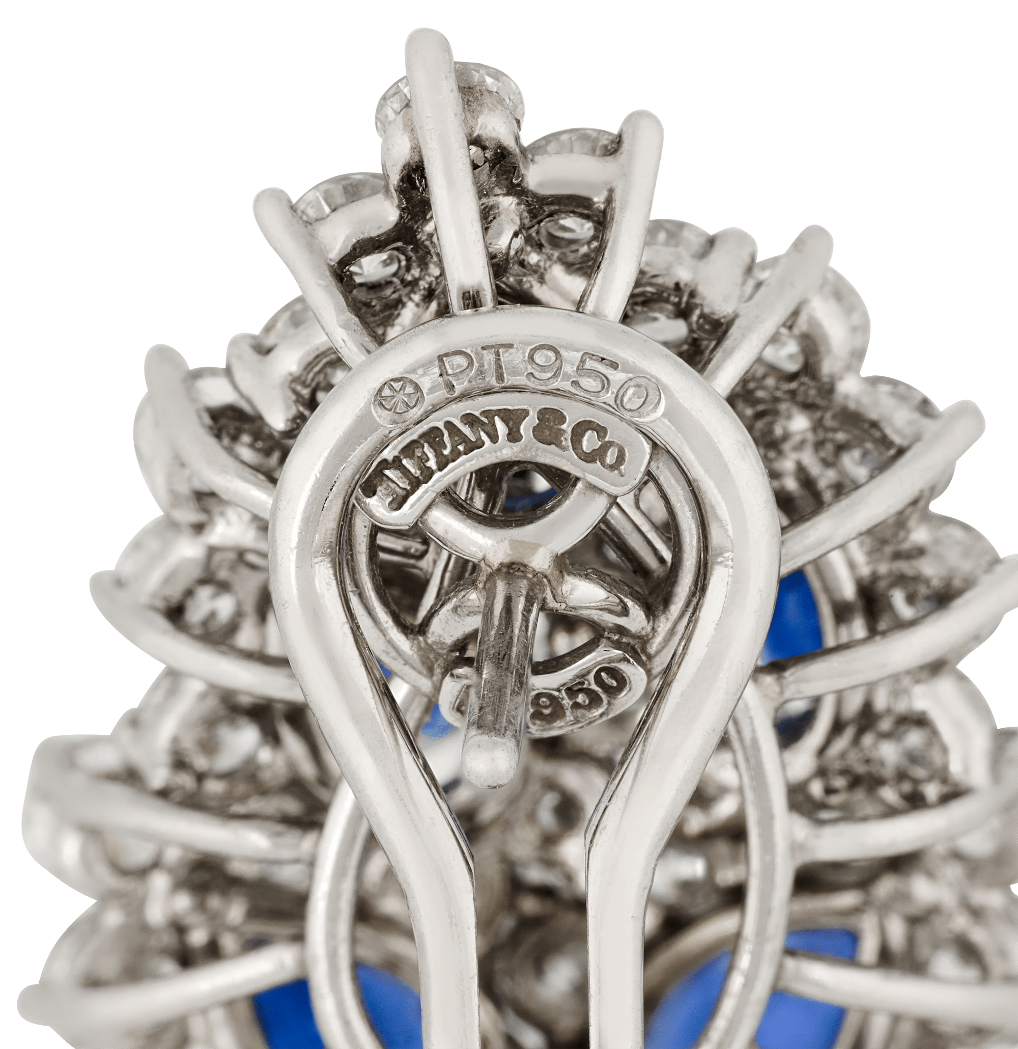 Tiffany & Co. Sapphire and Diamond Earrings