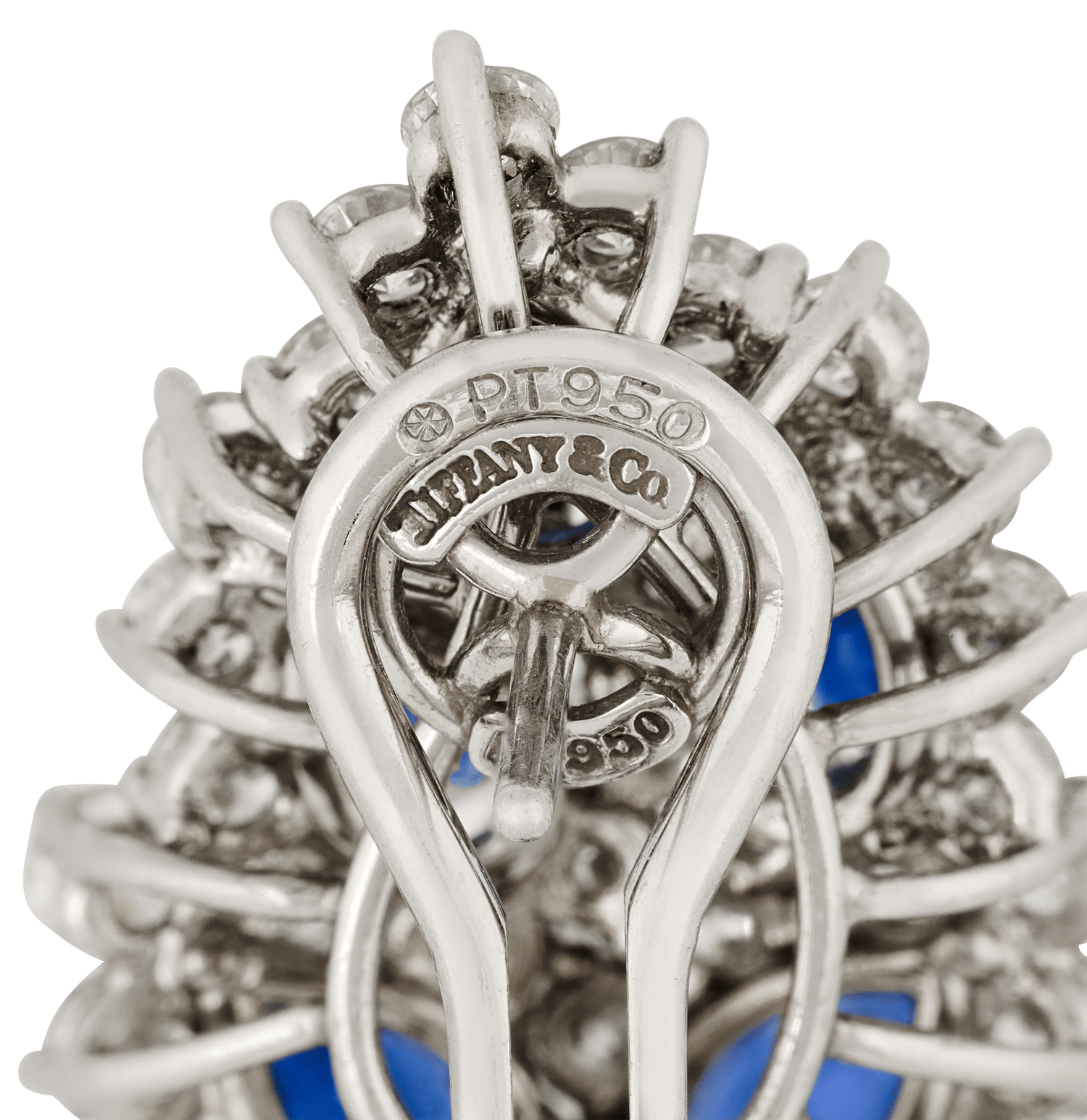 Tiffany & Co. Sapphire and Diamond Earrings