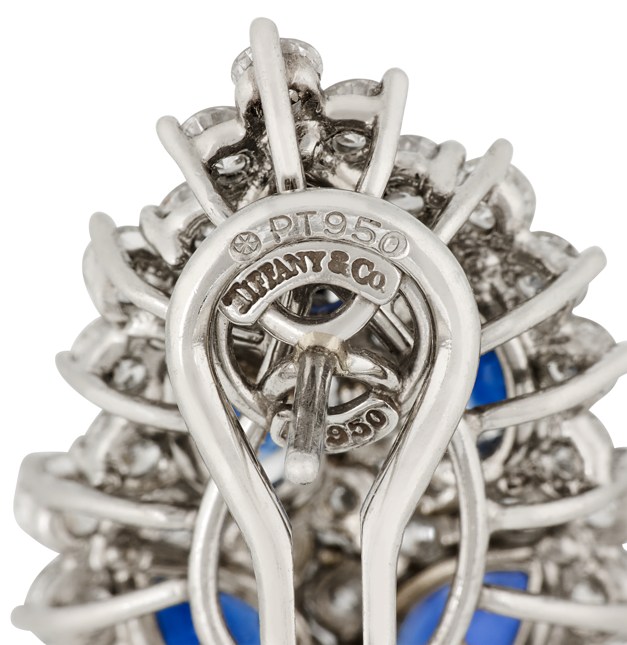 Tiffany & Co. Sapphire and Diamond Earrings