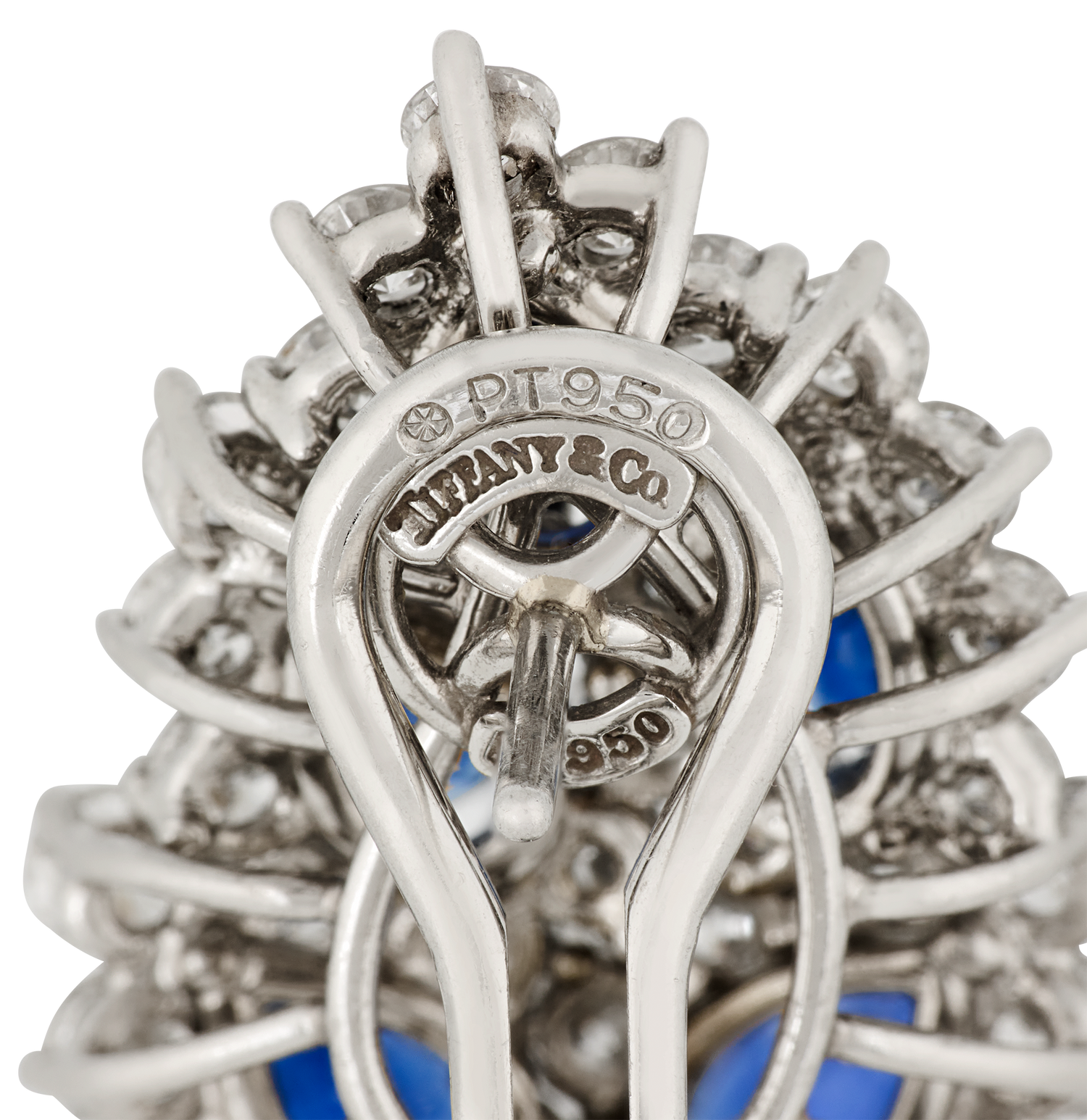 Tiffany & Co. Sapphire and Diamond Earrings