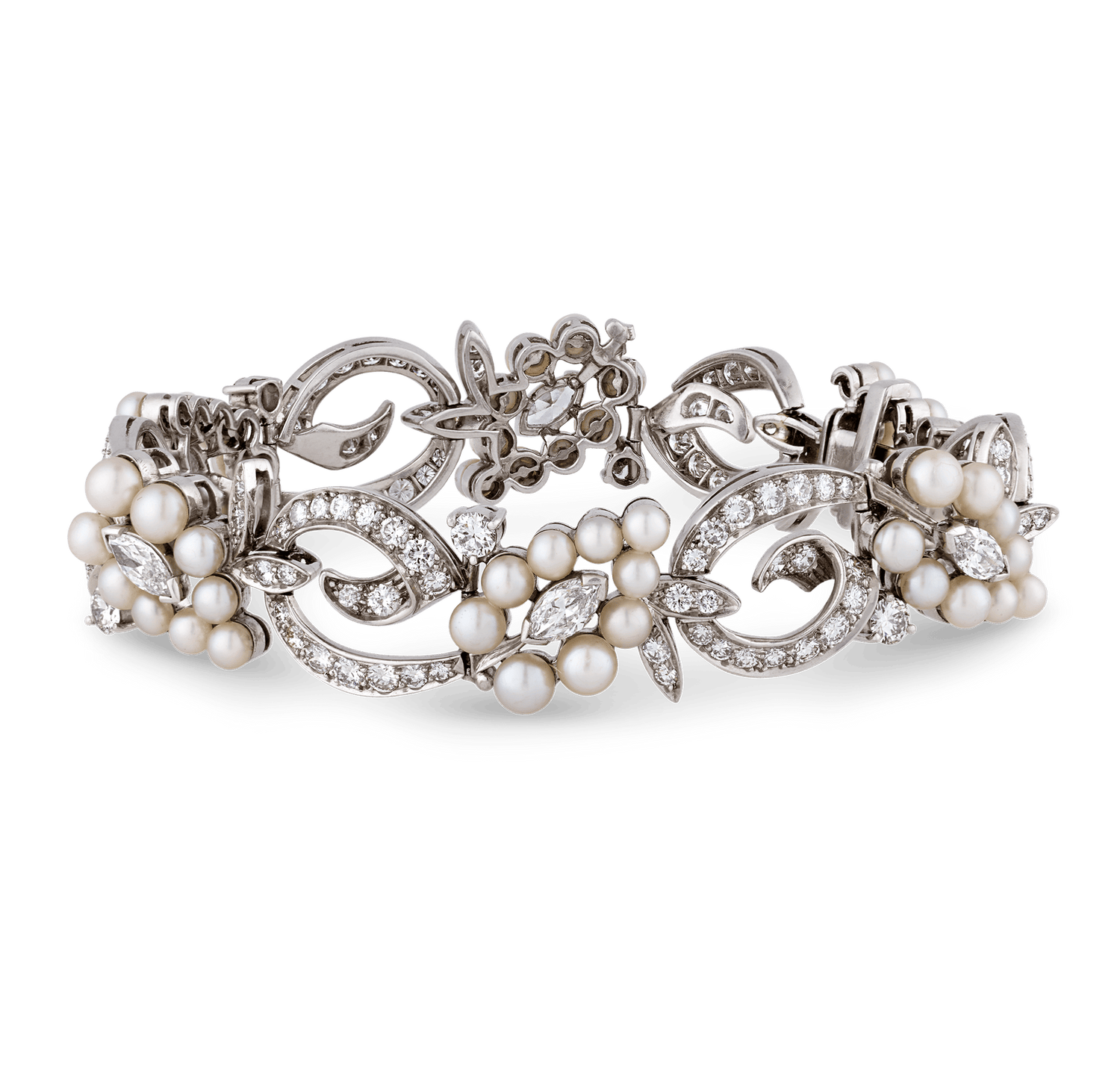 Tiffany & Co. Pearl and Diamond Bracelet