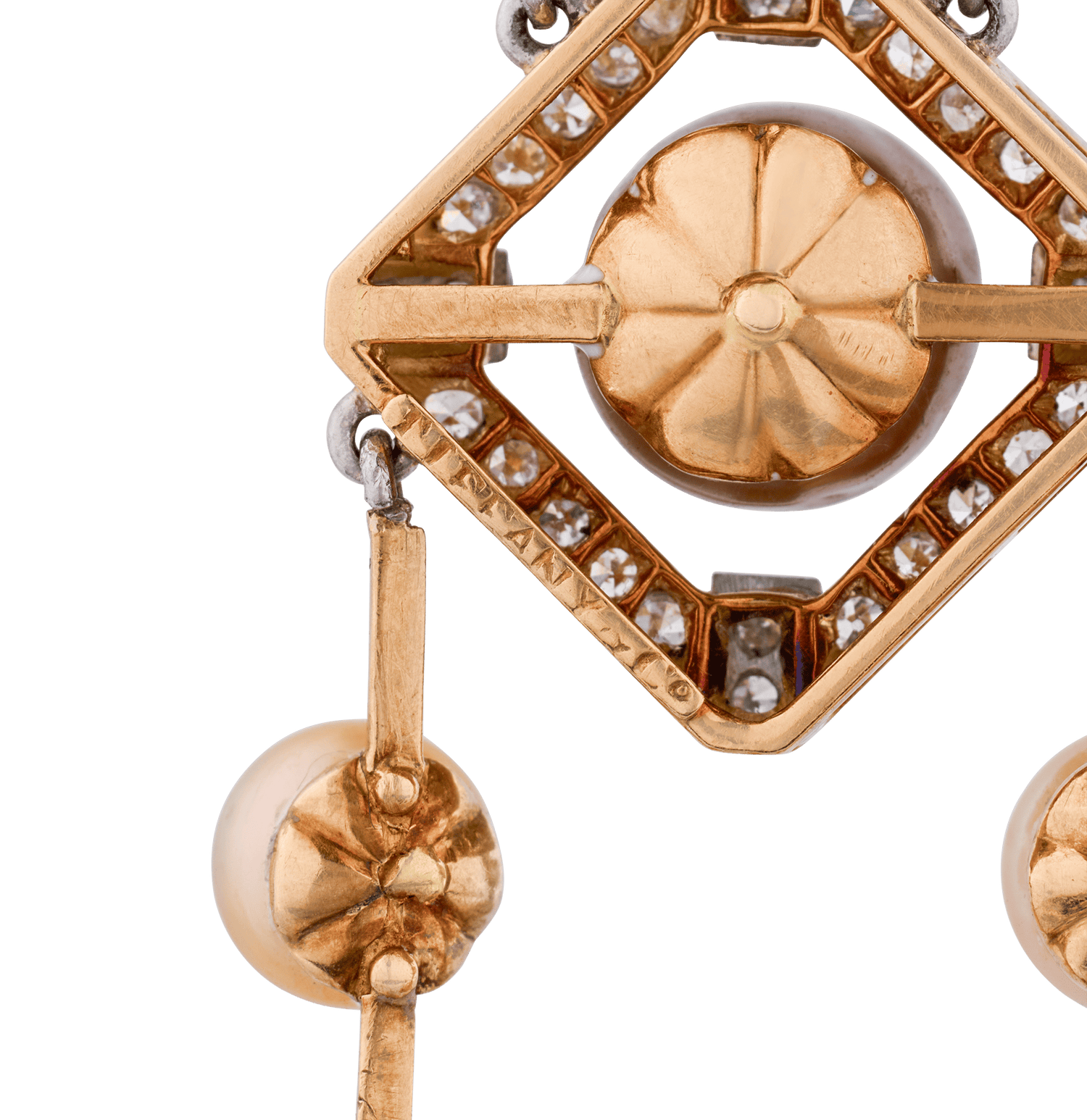 Tiffany & Co. Edwardian Natural Pearl and Sapphire Necklace