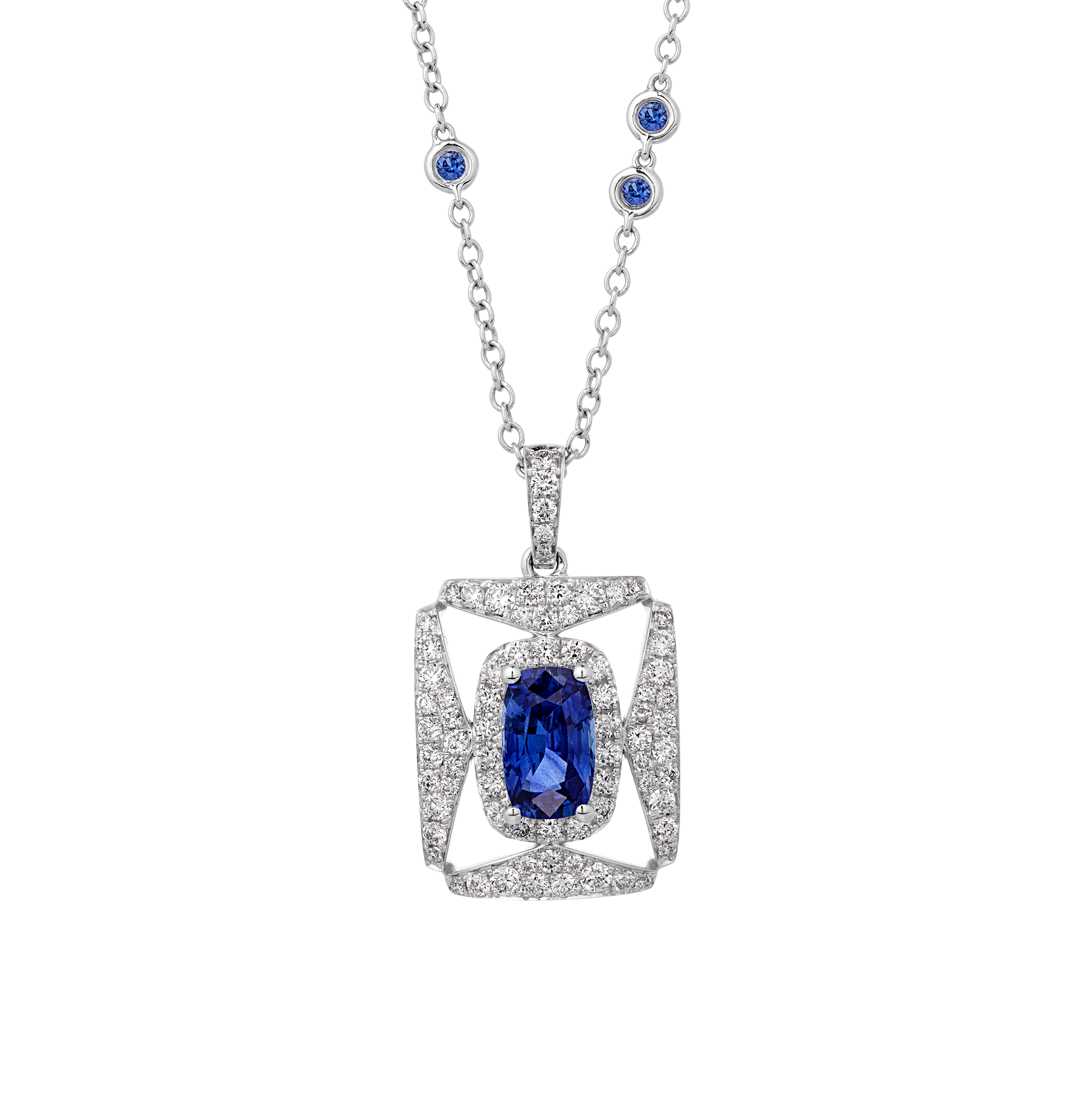 Sapphire Pendant, 1.70 Carats