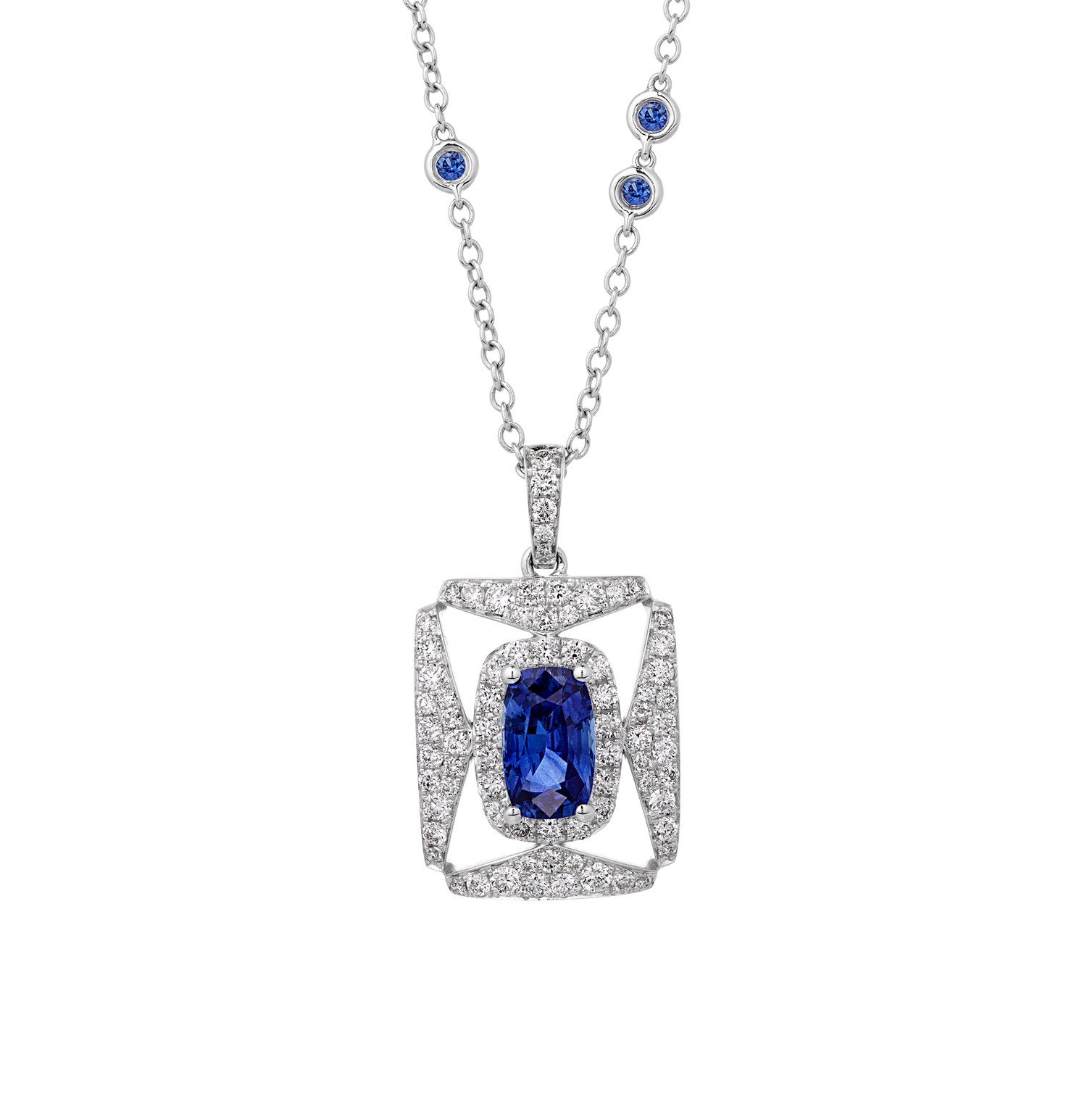Sapphire Pendant, 1.70 Carats