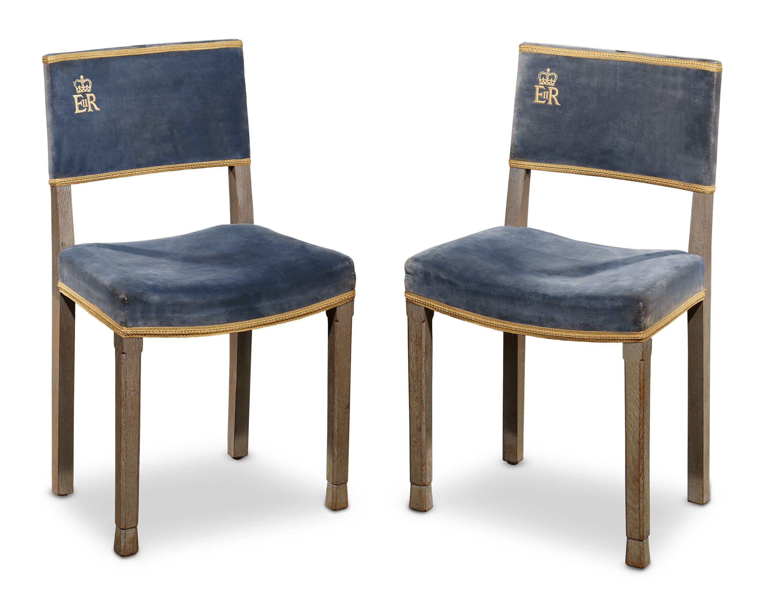 Queen Elizabeth II Royal Coronation Chairs