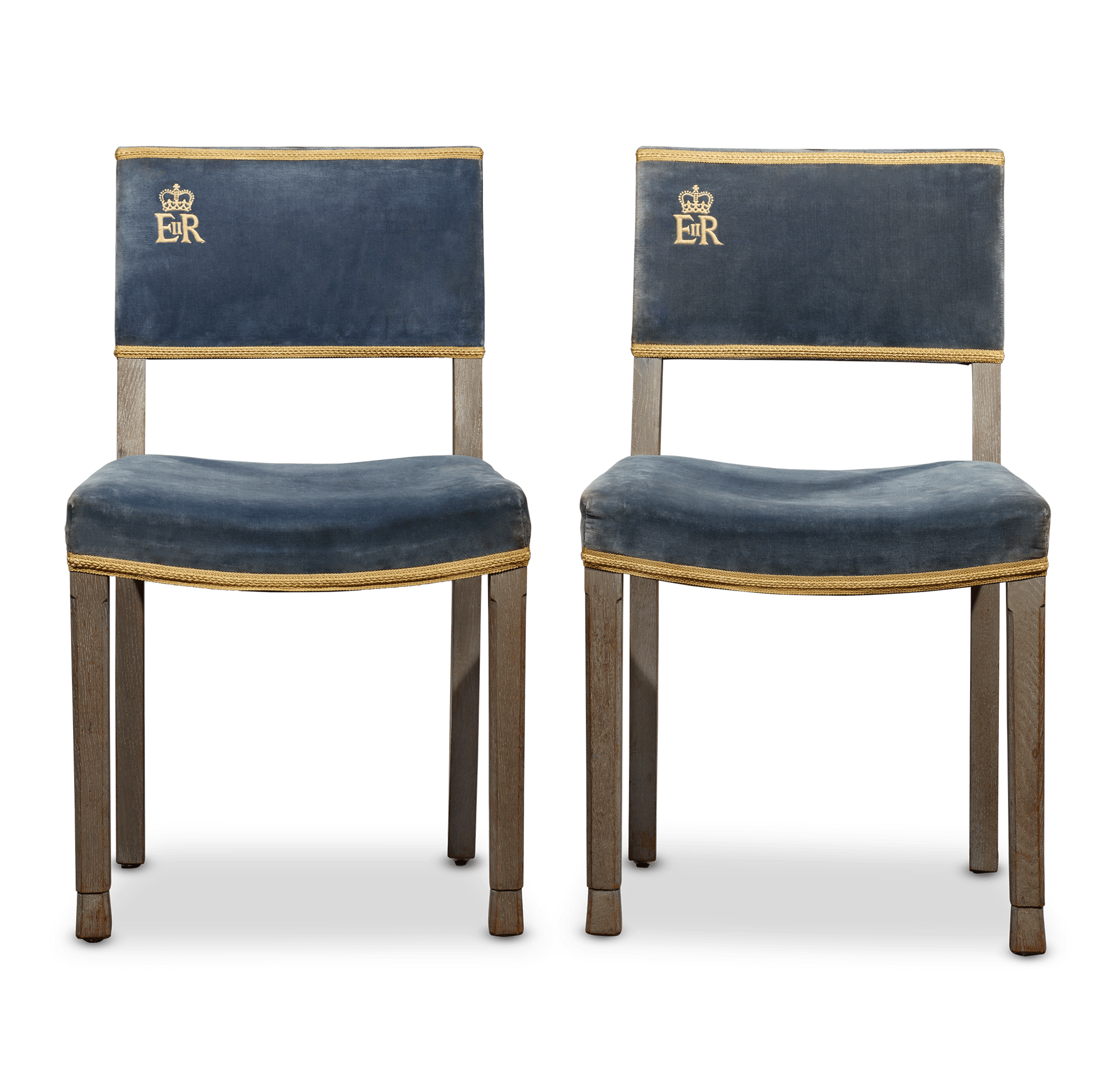 Queen Elizabeth II Royal Coronation Chairs