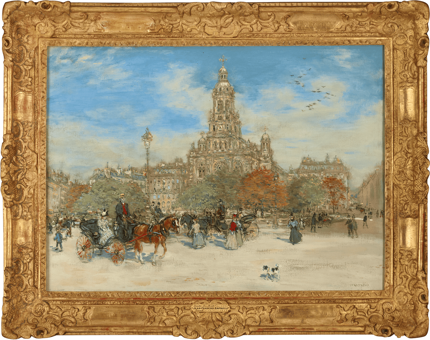 Trinité des Monts, Paris by Jean-François Raffaëlli