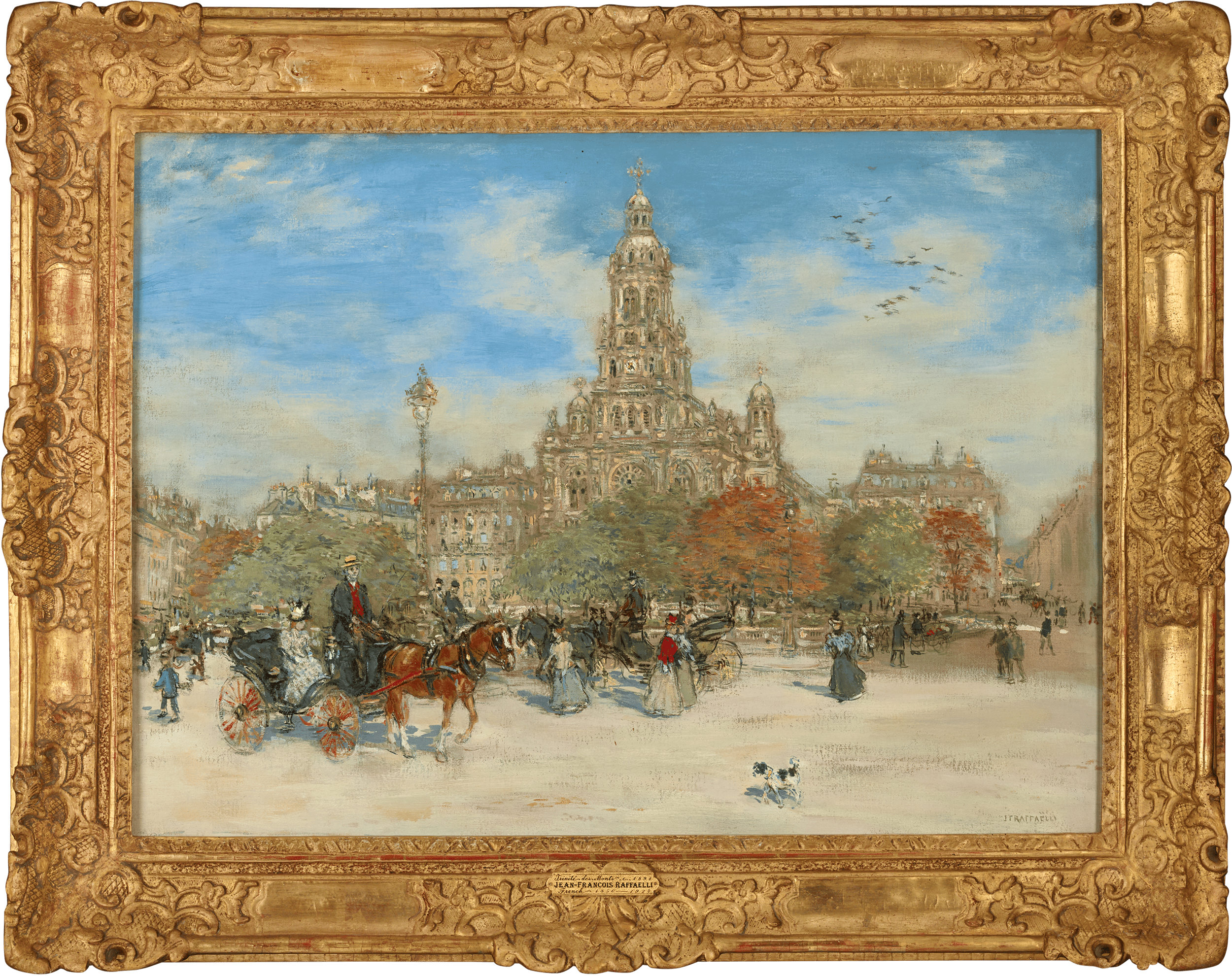 Trinité des Monts, Paris by Jean-François Raffaëlli