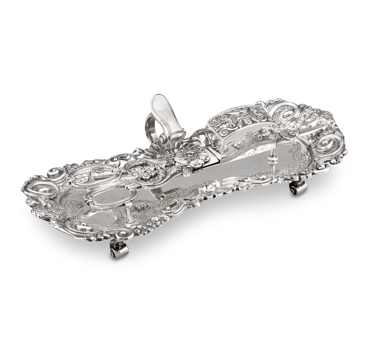 Lord Frederick FitzClarence's Silver Candle Snuffers and Stand