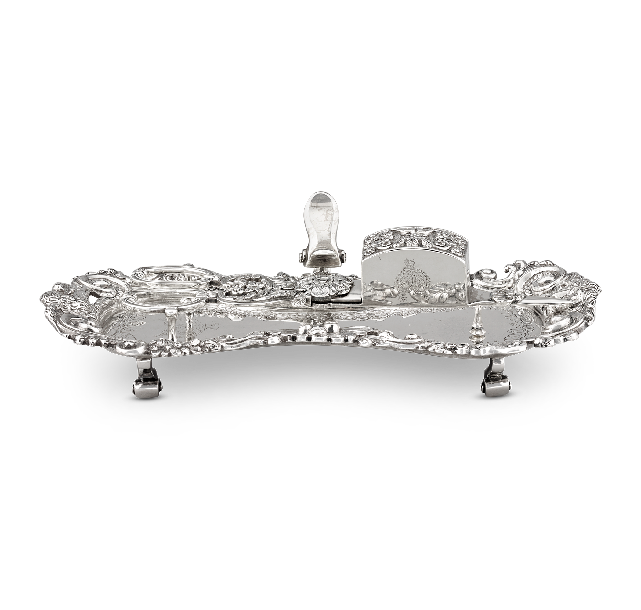 Lord Frederick FitzClarence's Silver Candle Snuffers and Stand