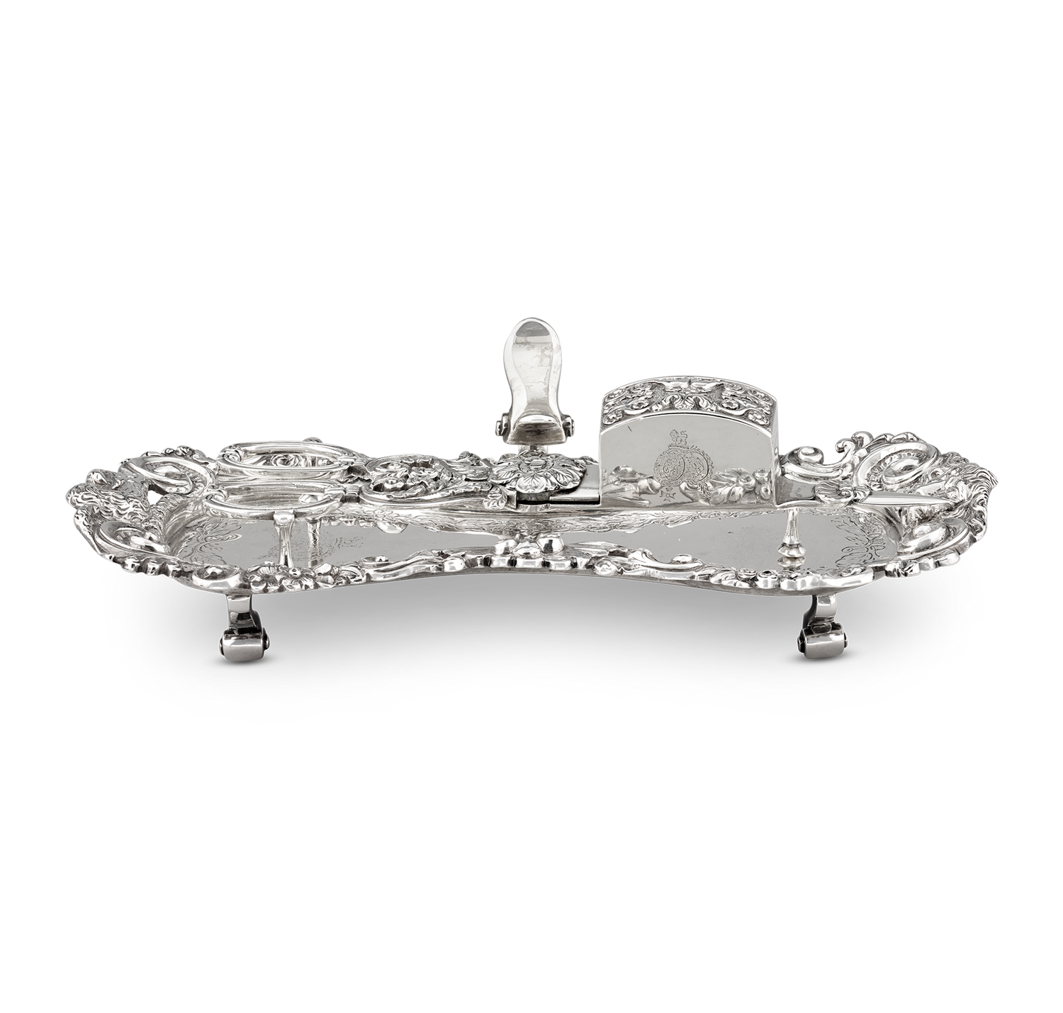 Lord Frederick FitzClarence's Silver Candle Snuffers and Stand