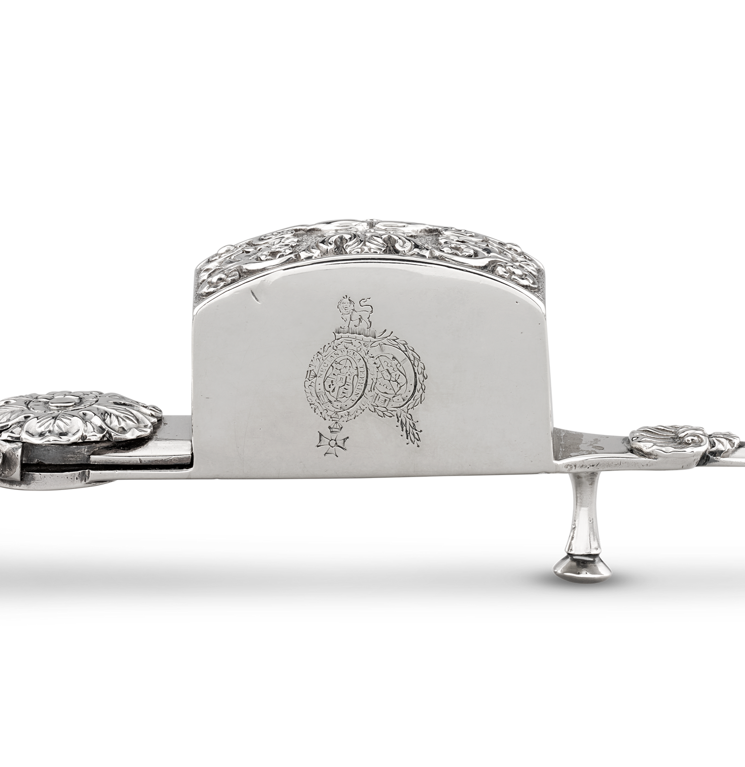 Lord Frederick FitzClarence's Silver Candle Snuffers and Stand