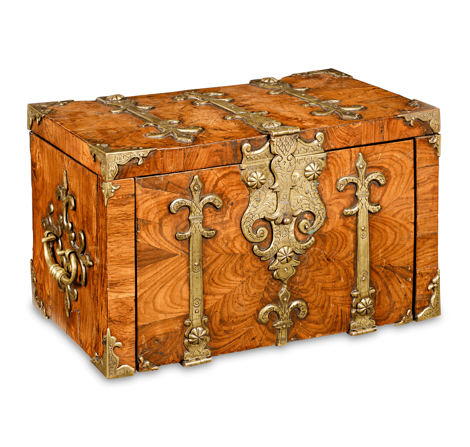 William and Mary Kingwood
Veneered and Gilt Brass Bound
Strongbox