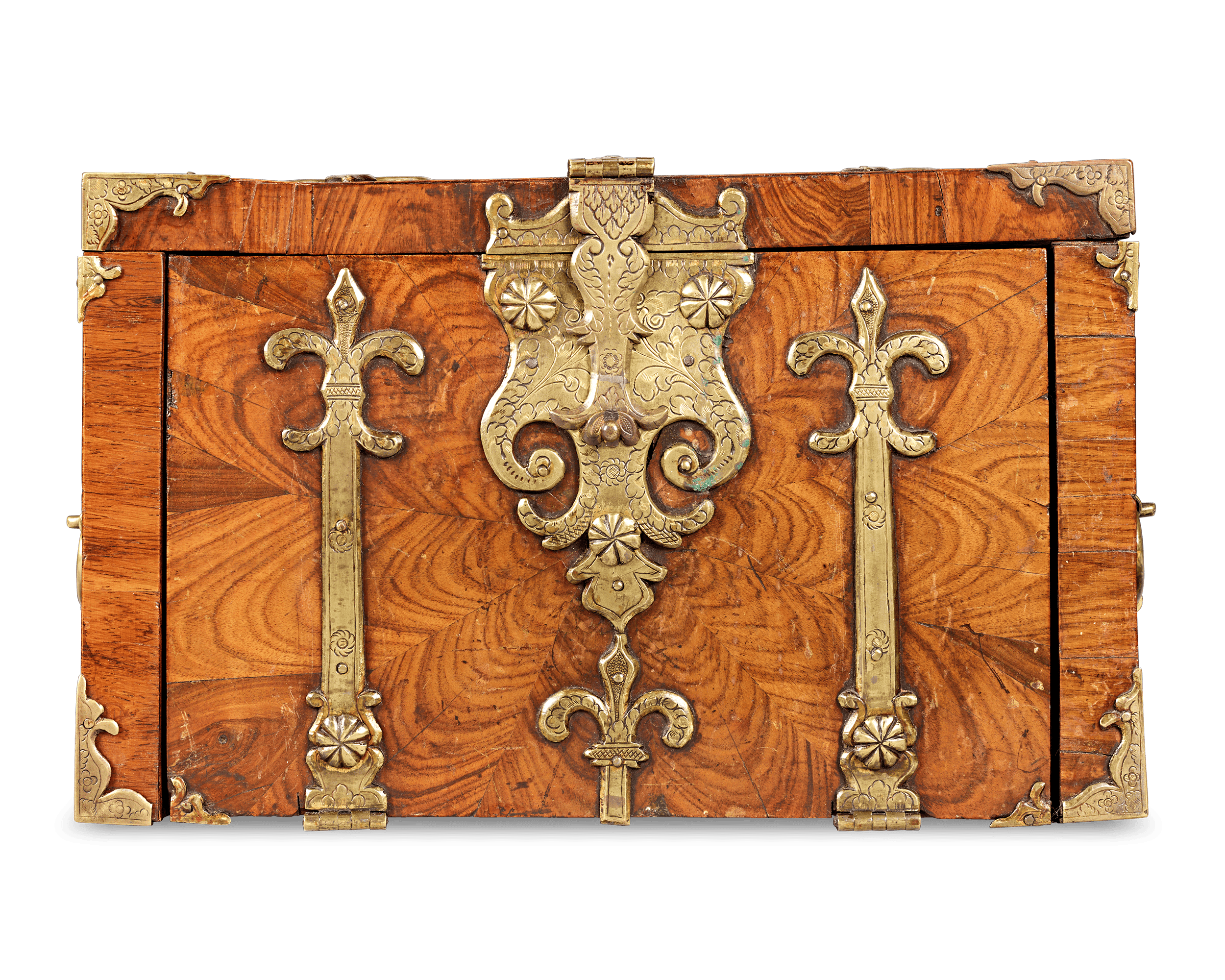 William and Mary Kingwood
Veneered and Gilt Brass Bound
Strongbox