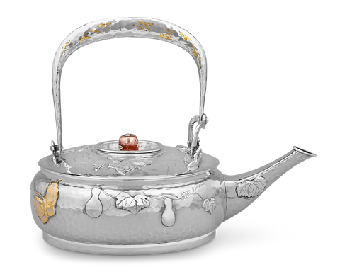 Tiffany & Co. Mixed-Metal Teapot