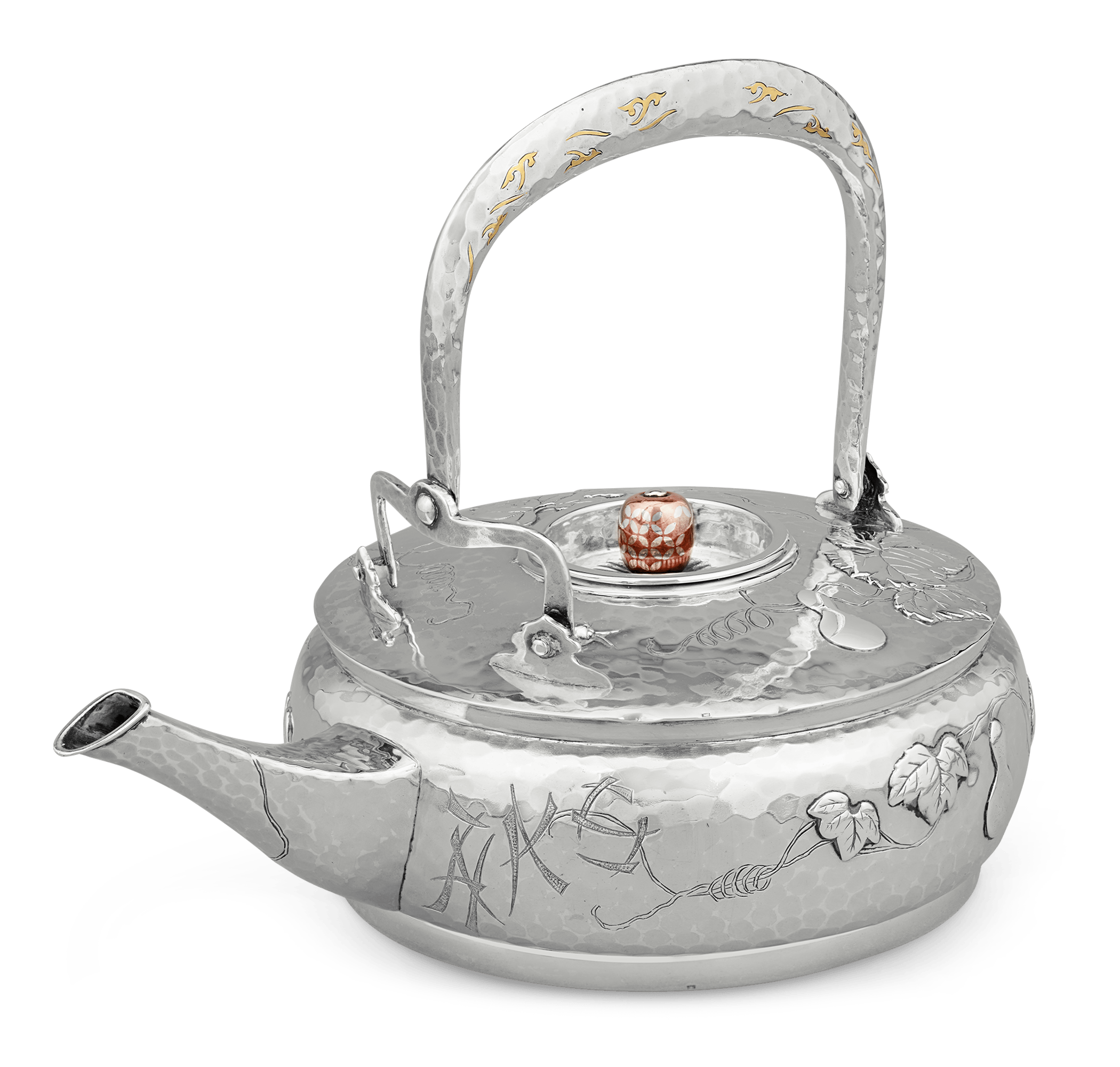 Tiffany & Co. Mixed-Metal Teapot