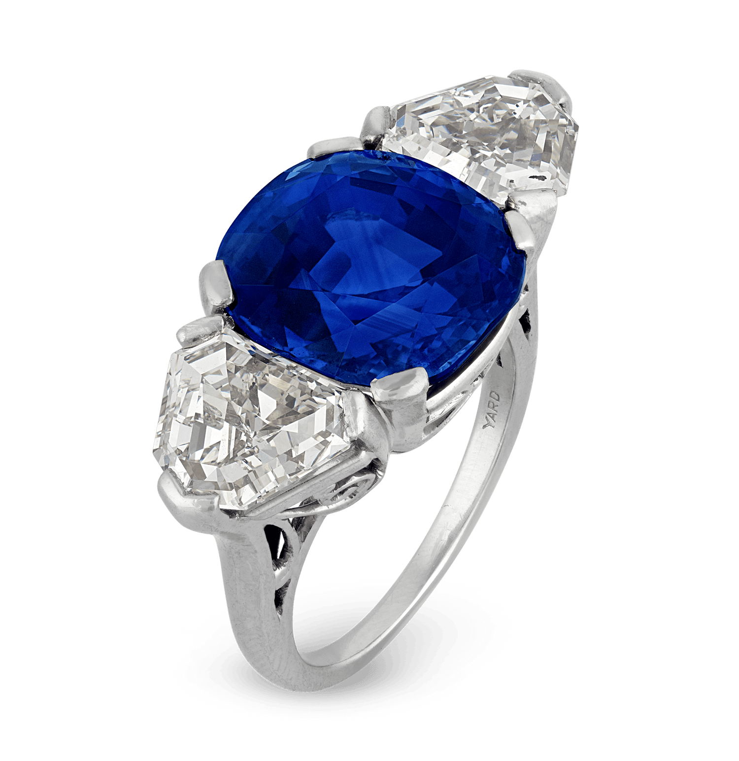 Raymond Yard Unheated Ceylon Sapphire Ring, 14.33 Carats