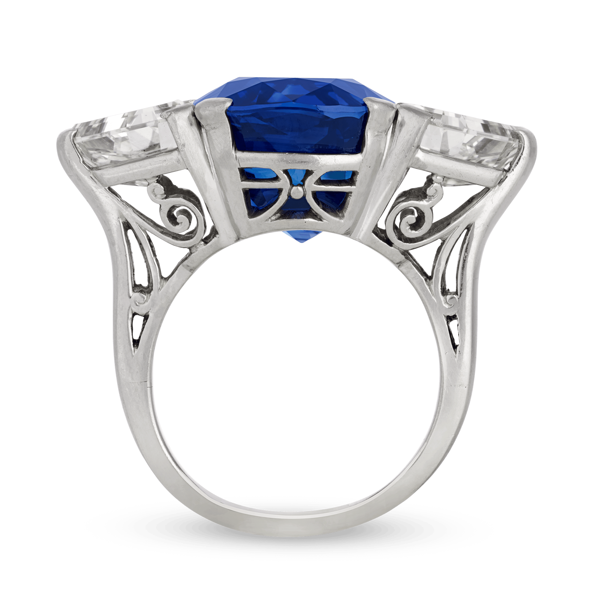 Raymond Yard Unheated Ceylon Sapphire Ring, 14.33 Carats