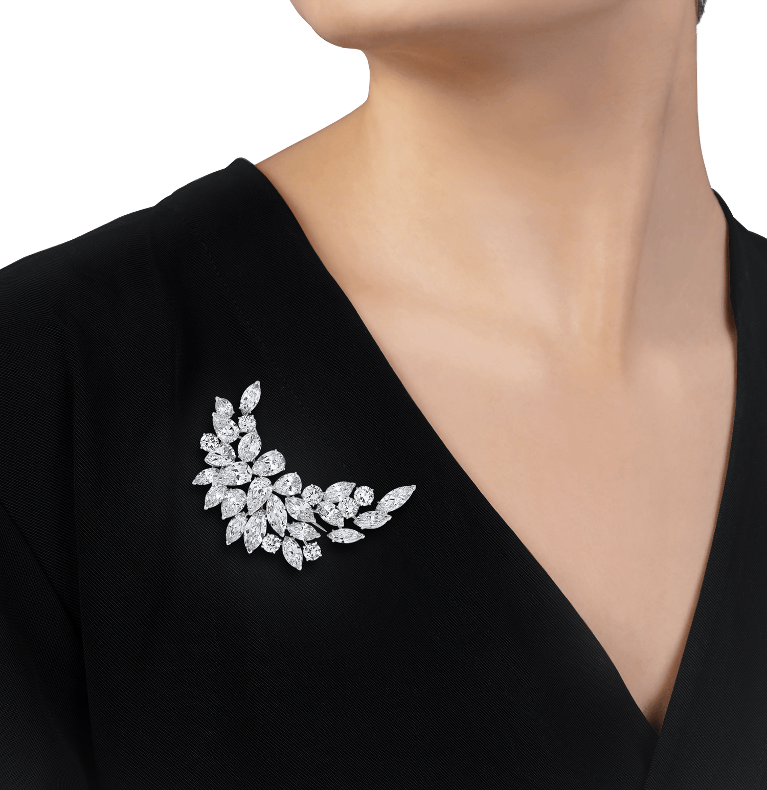 Van Cleef & Arpels Diamond Brooch, 39.38 Carats