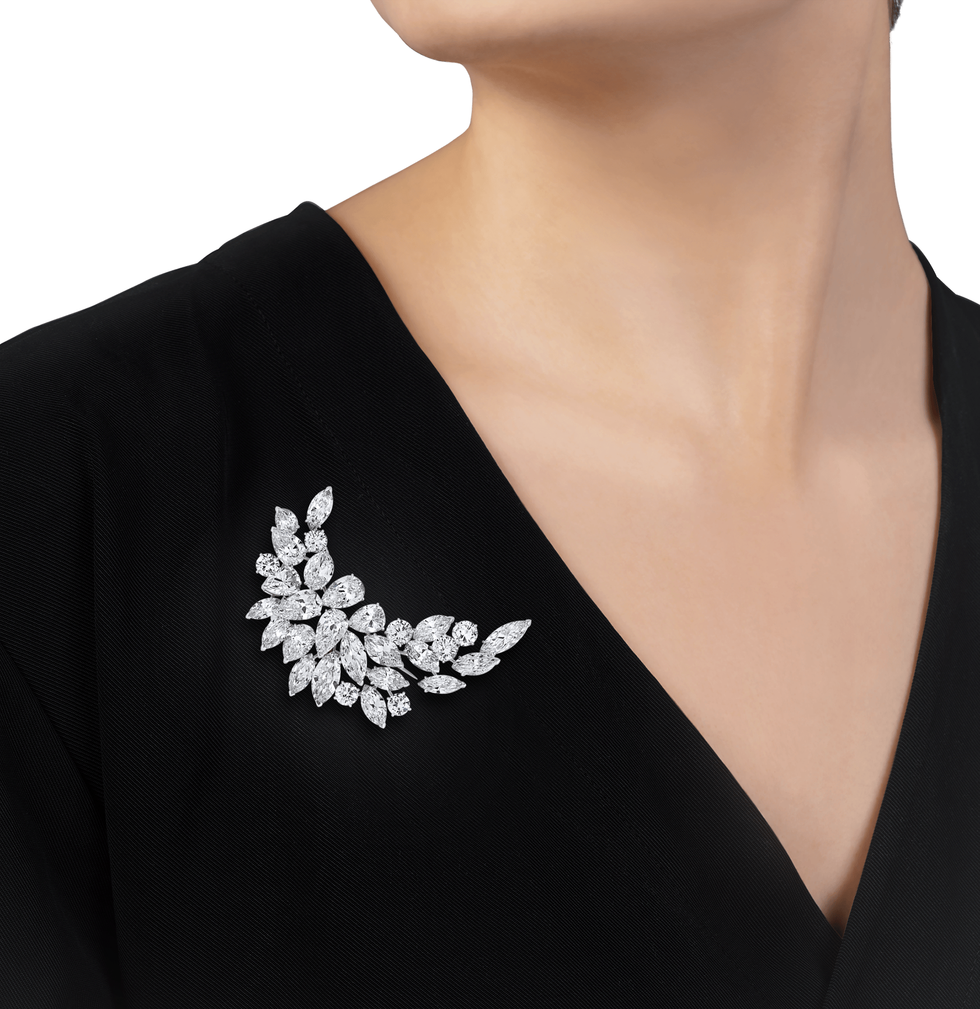 Van Cleef & Arpels Diamond Brooch, 39.38 Carats