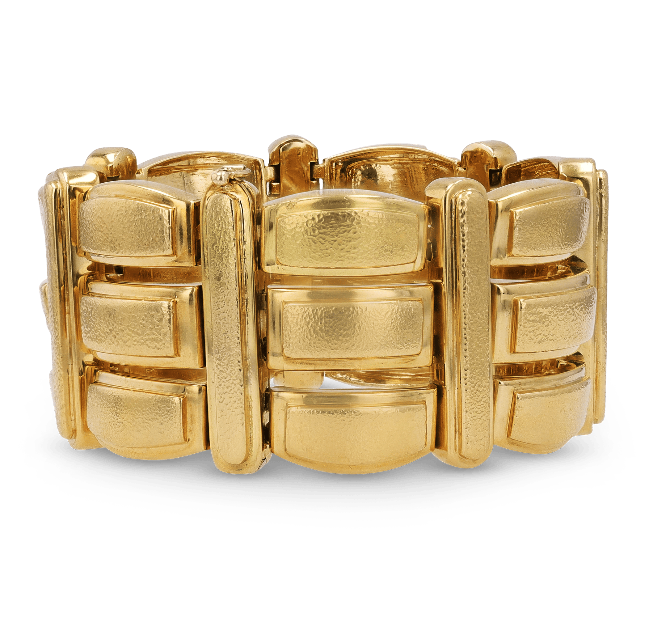 David Webb Yellow Gold Bracelet