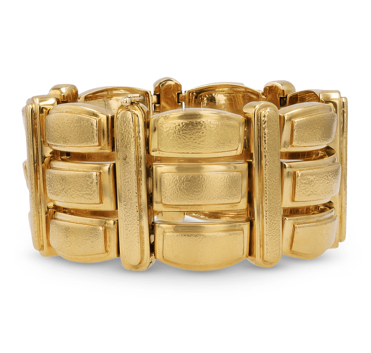 David Webb Yellow Gold Bracelet