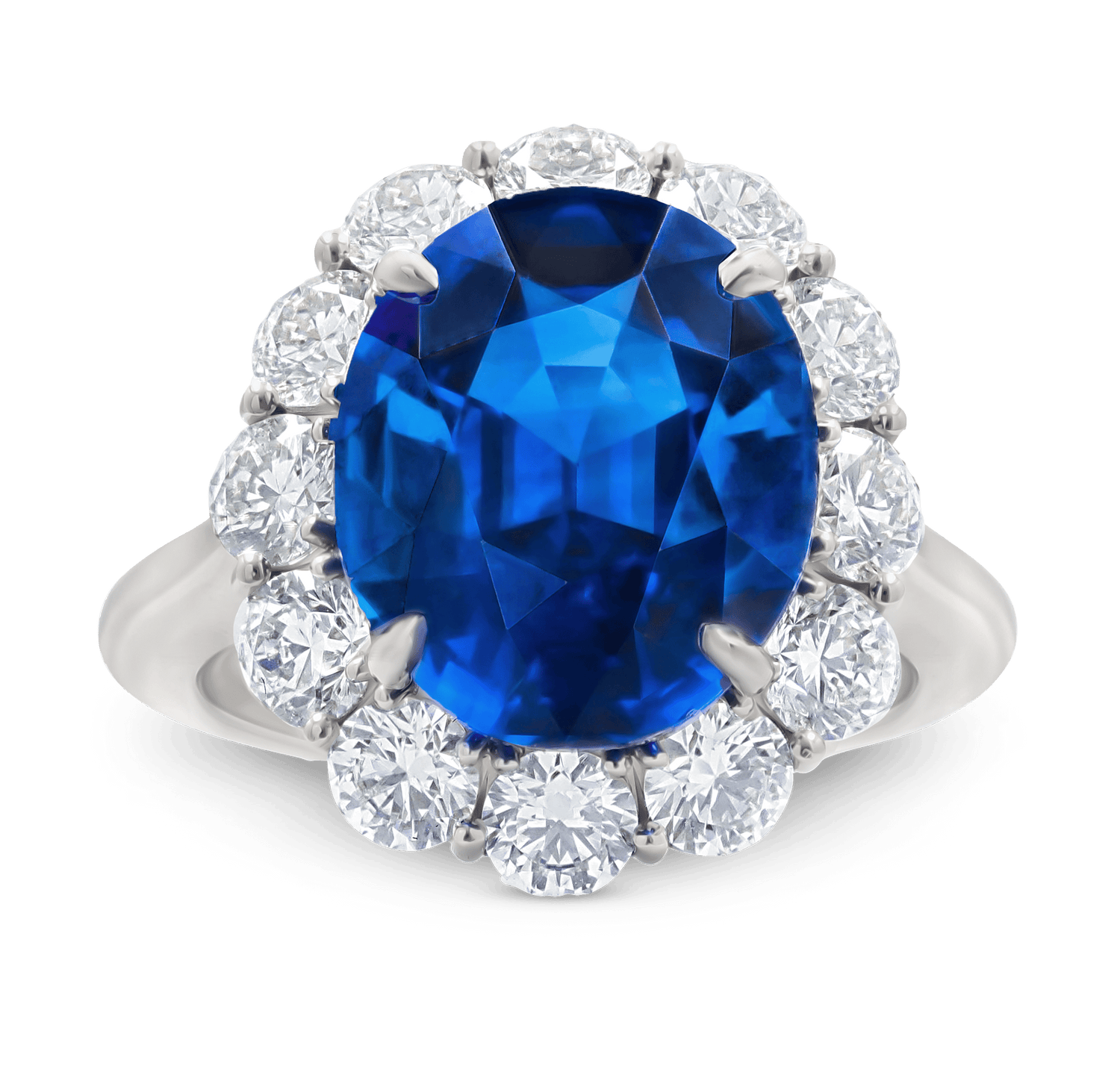 Ceylon Sapphire and Diamond Ring, 7.52 Carats