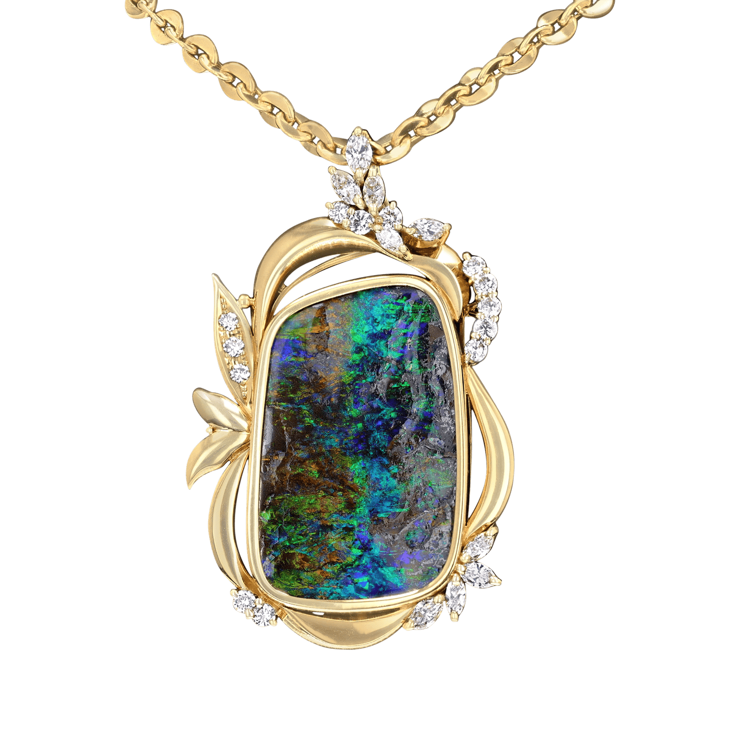 Boulder Opal Pendant, 38.02 Carats