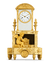 Cupid's Fire French Empire Mantel Clock by Bergmiller
