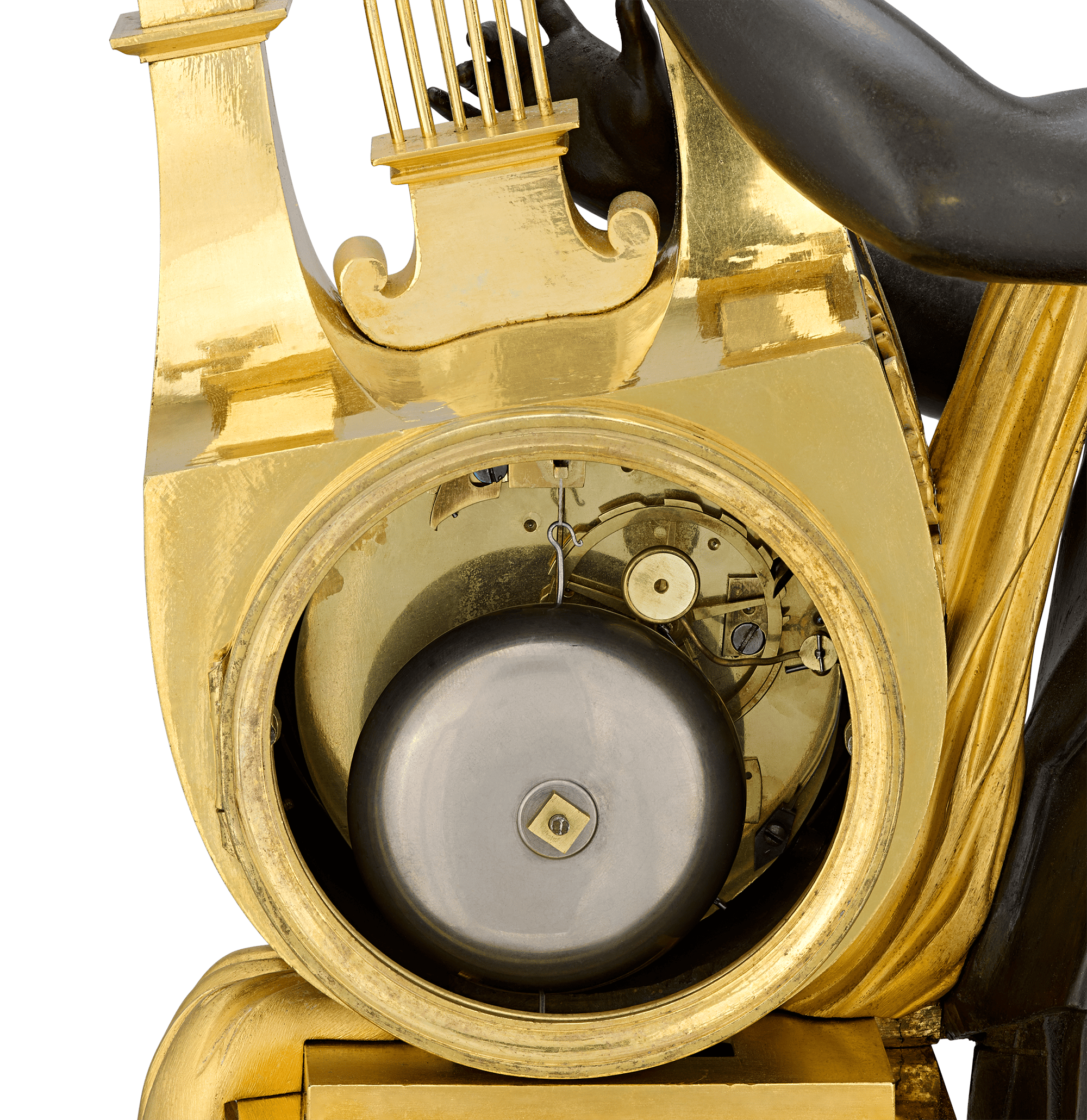 Empire Erato Mantel Clock by Thomire & Cie